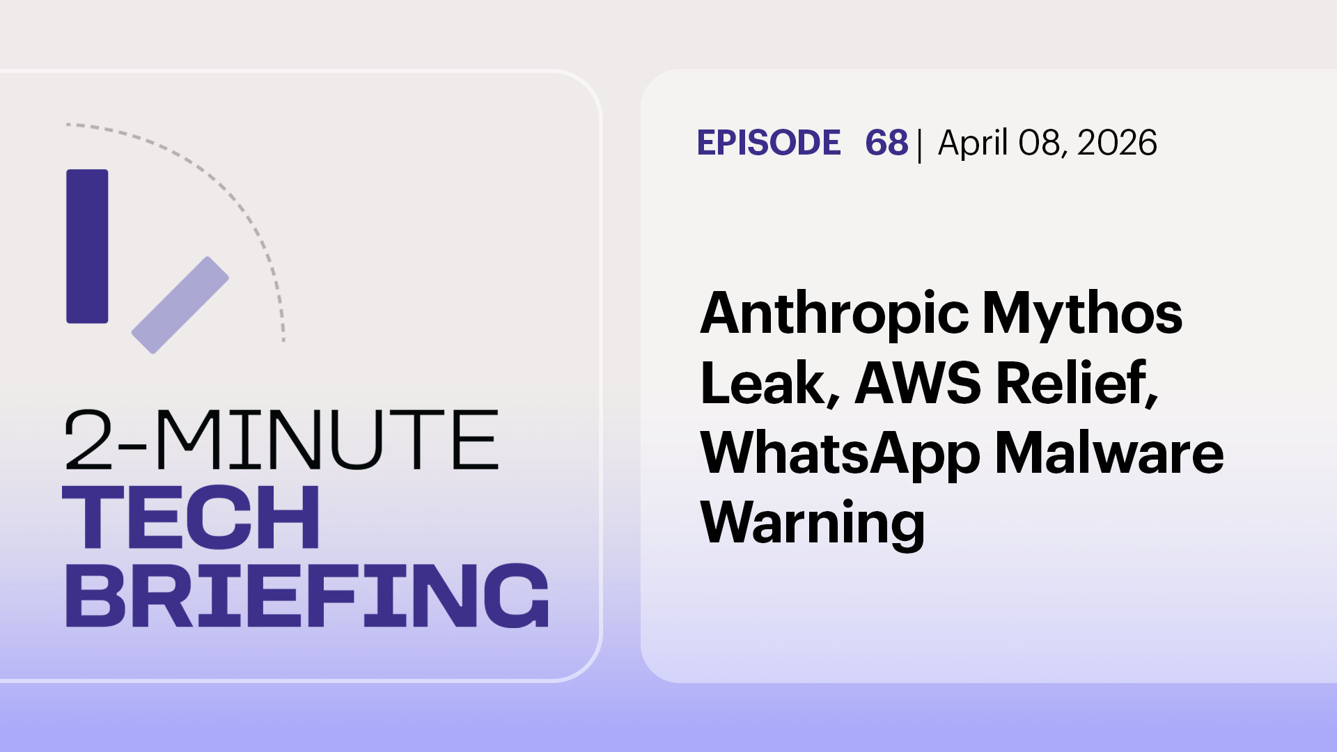 2-Minute Tech Briefing