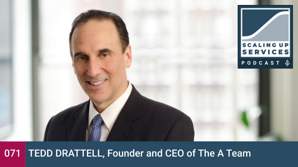 Tedd Drattell, Founder and CEO of The A Team episode artwork