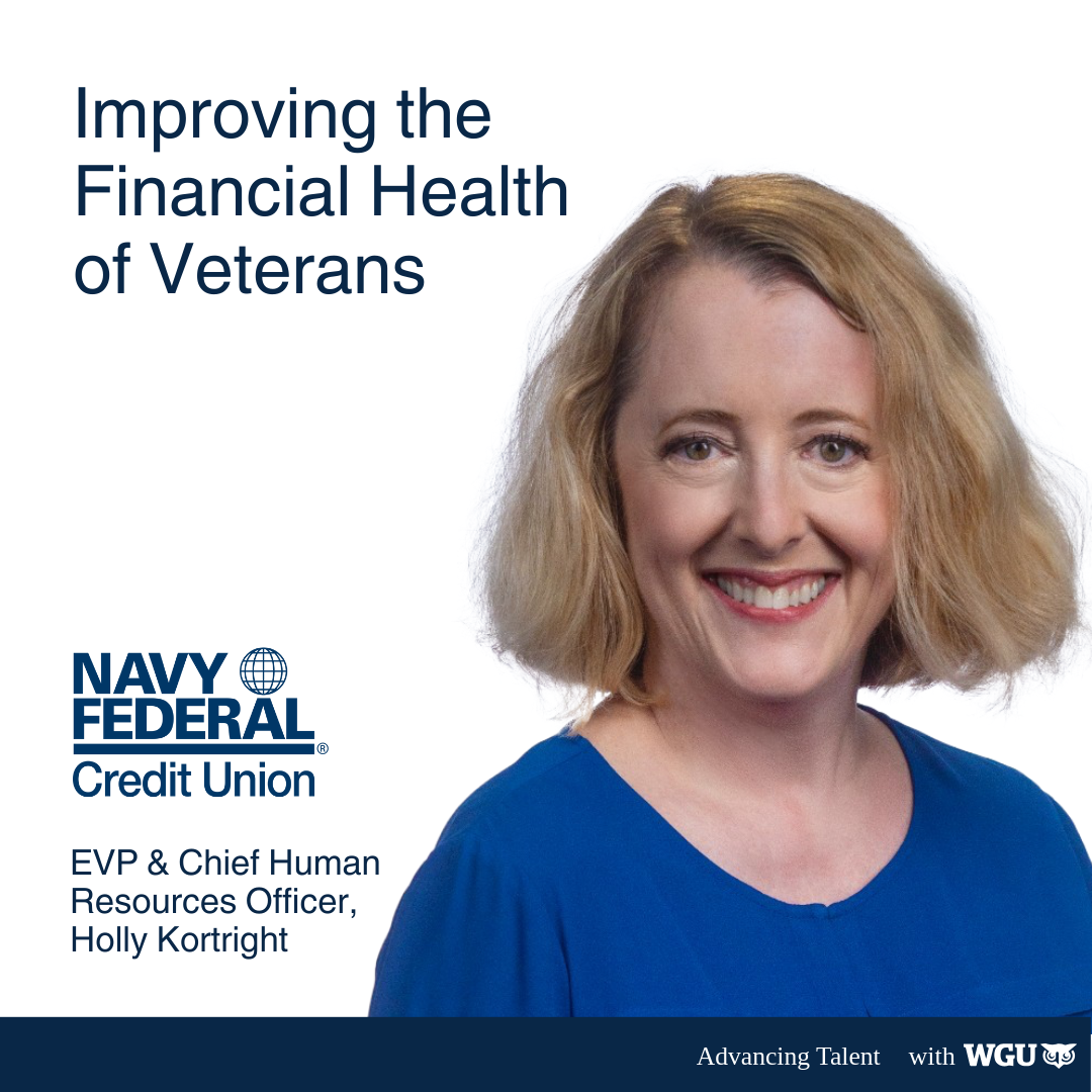 Serving Veterans with Data, Digitization, and Human Capital | Navy Federal Credit Union’s EVP Holly Kortright episode artwork