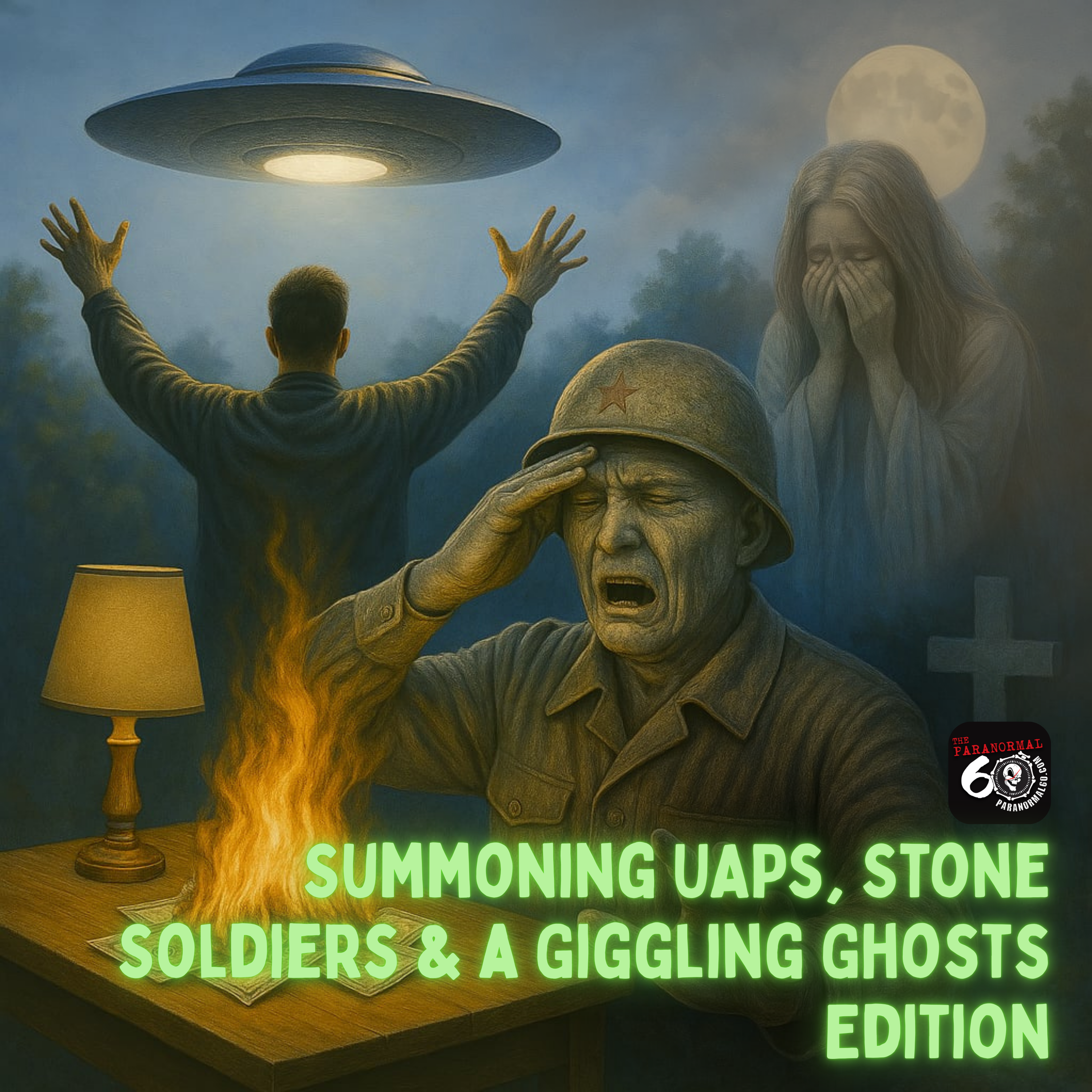Summoning UAPs, Stone Soldiers & a Giggling Ghost - The Paranormal 60 News