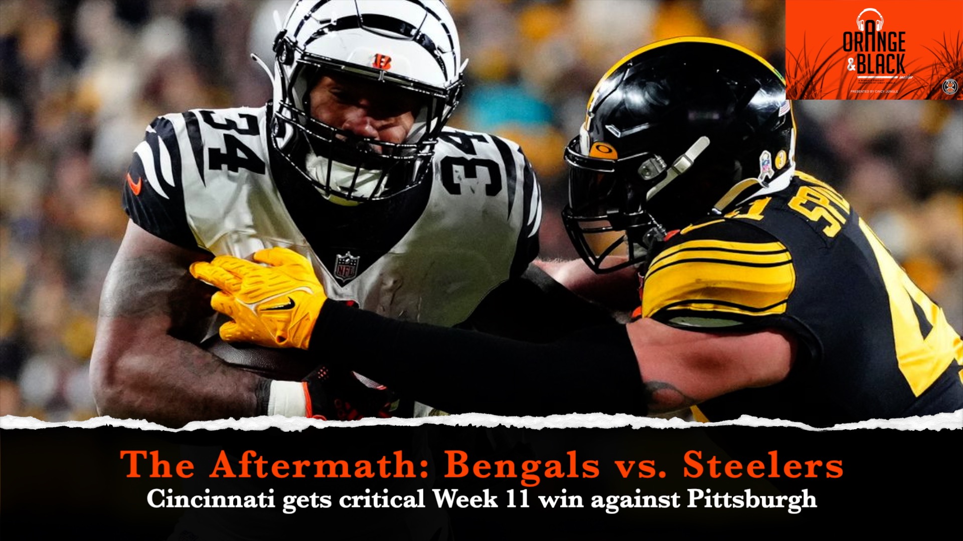 OBI's The Aftermath: Bengals defeat Steelers in Week 11 episode artwork