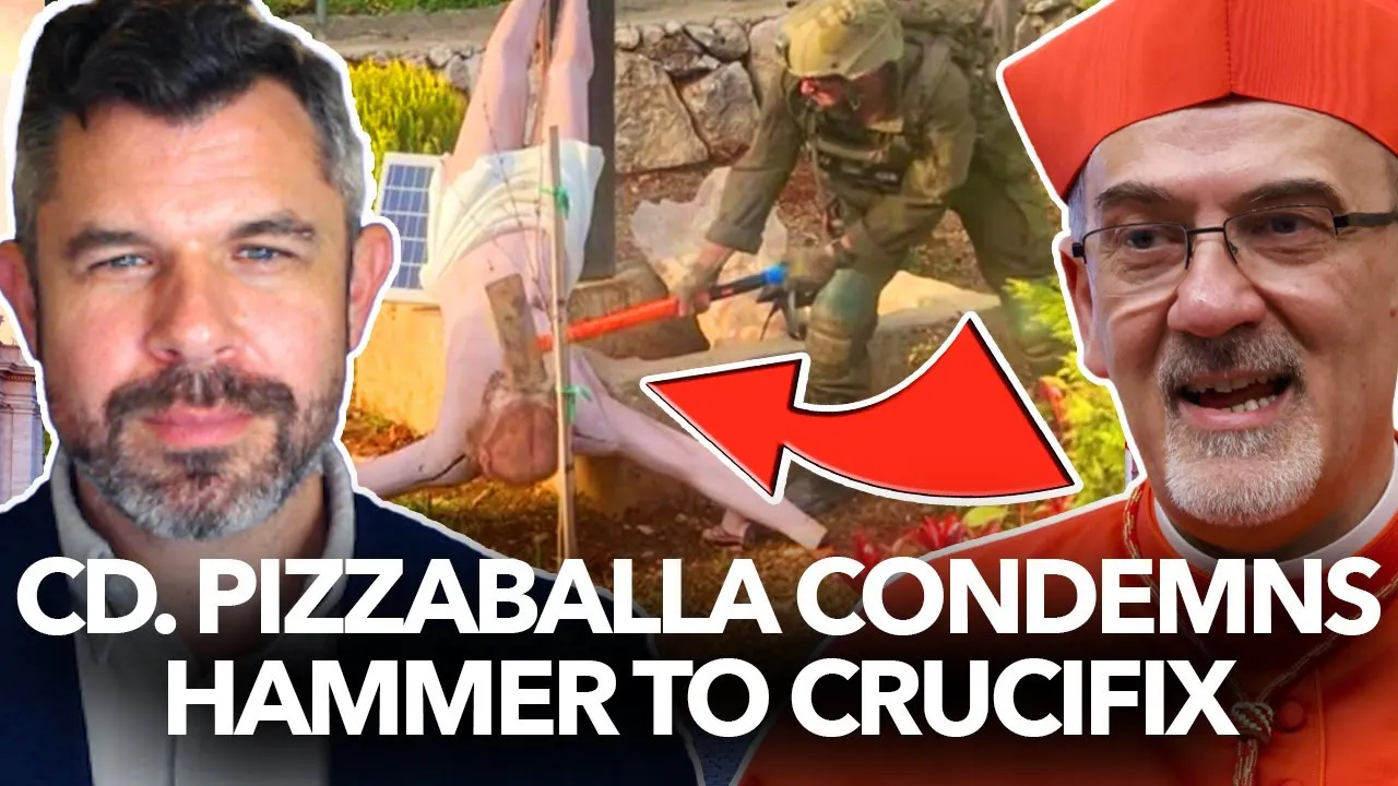 1307: Cardinal Pizzaballa on the Israeli Soldier Smashing a Crucifix of Christ episode artwork