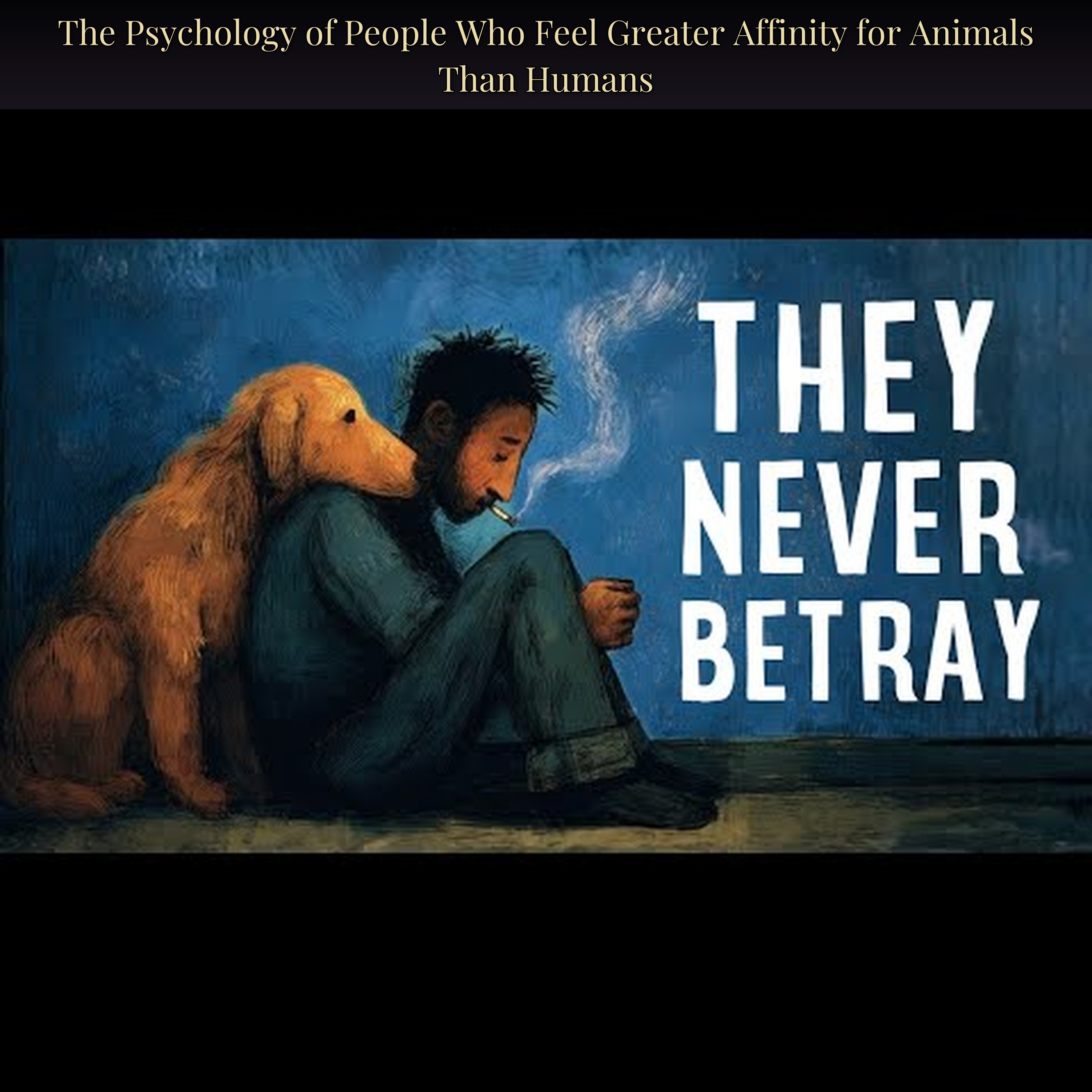 The Psychology of People Who Feel Greater Affinity for Animals Than Humans