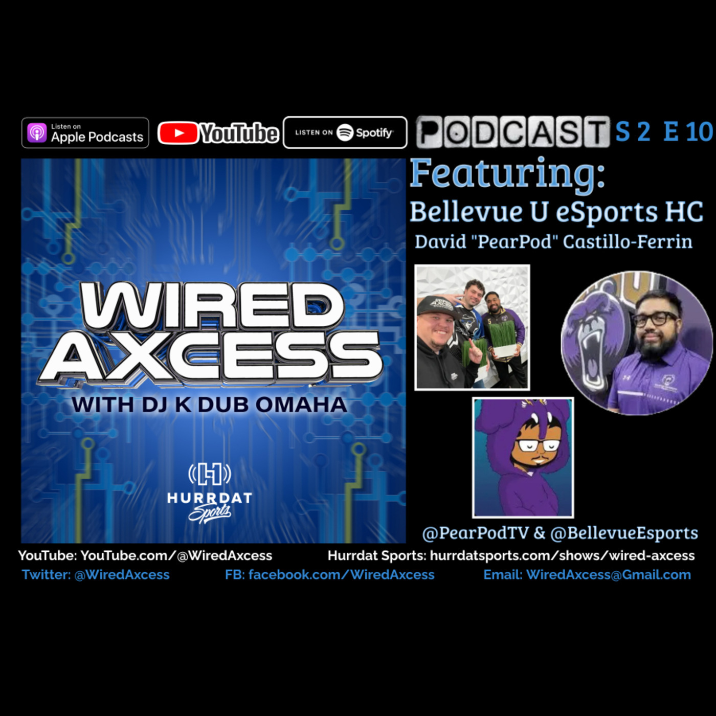 Bellevue University eSports Coach PearPod episode artwork