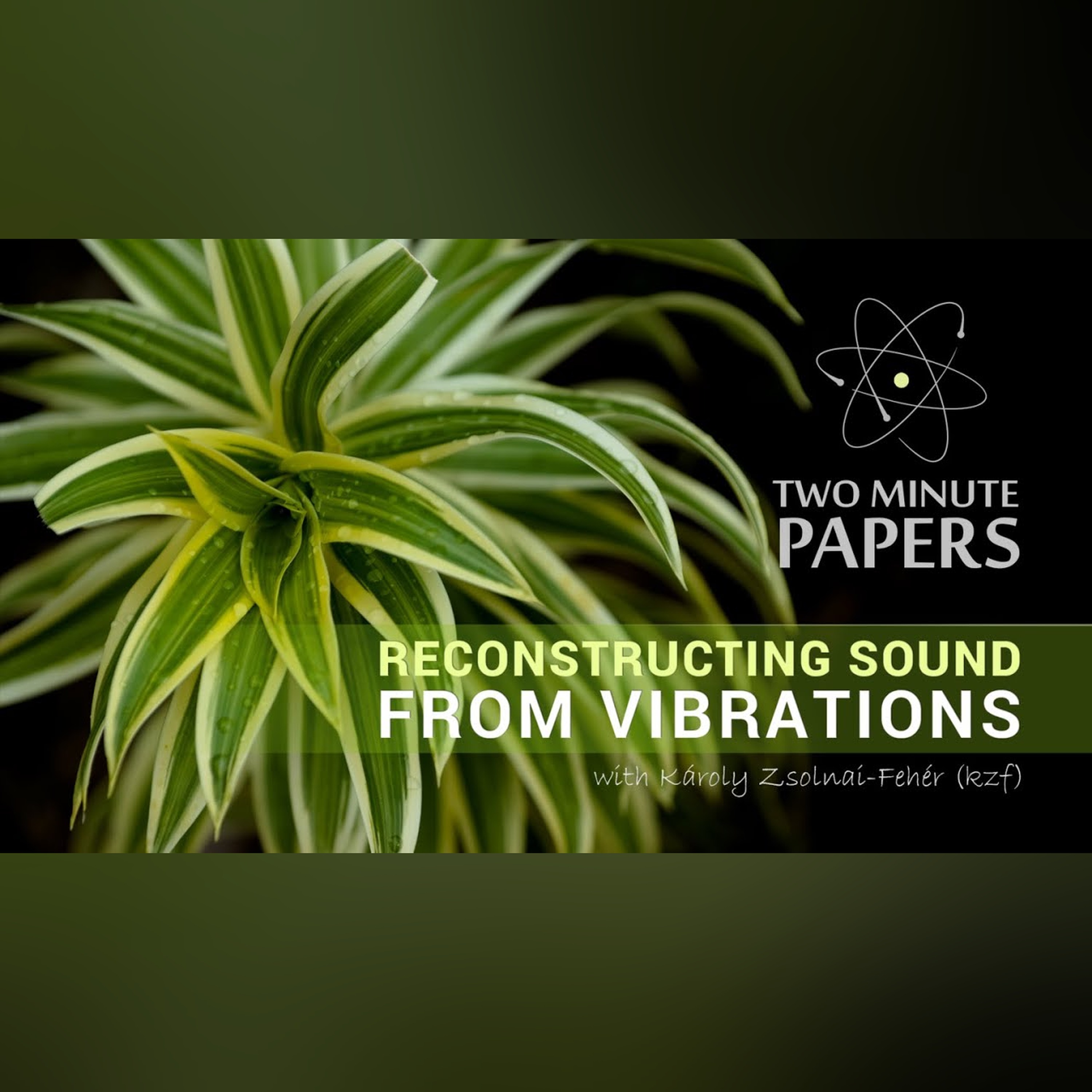 Reconstructing Sound From Vibrations | Two Minute Papers #12 episode artwork