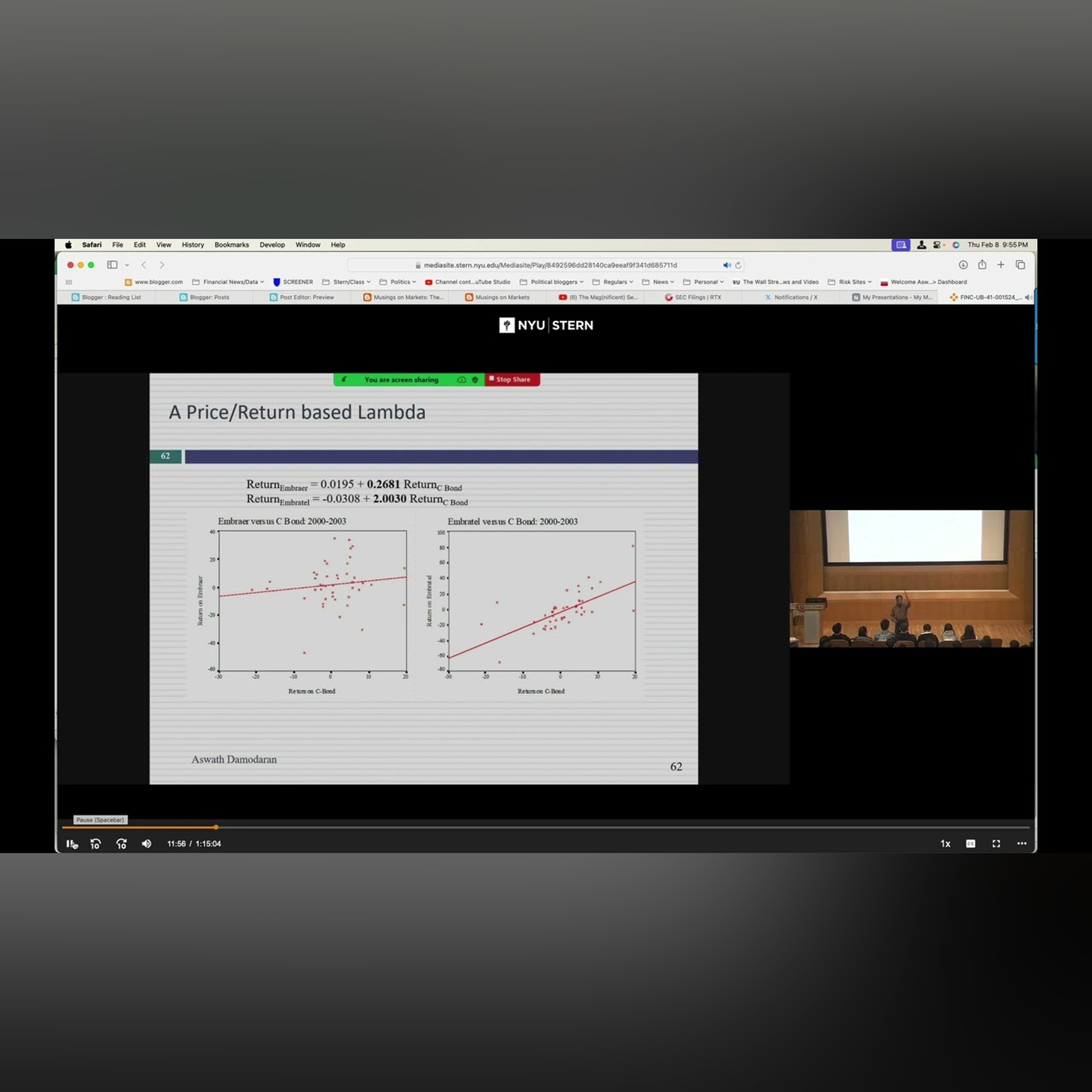 Session 6 (Val Undegrads): Implied Equity Risk Premiums and First Steps on Relative Risk