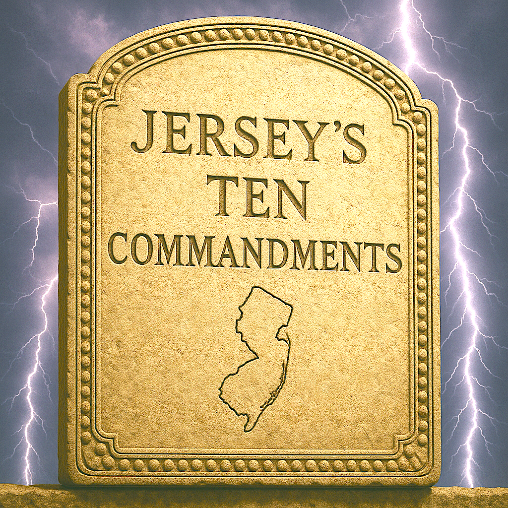 It’s the Jersey Ten Commandments!  (Please Don't Smite Us) episode artwork