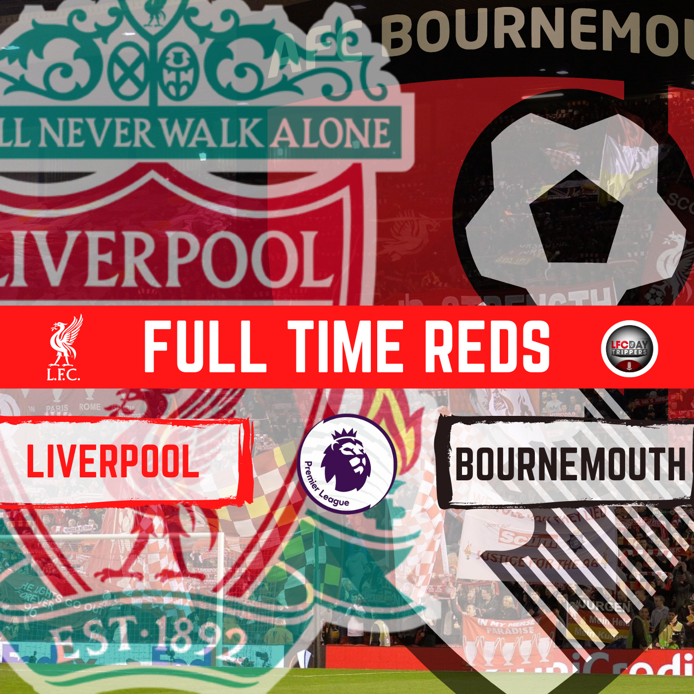 Liverpool 9 Bournemouth 0 | Full Time Reds episode artwork