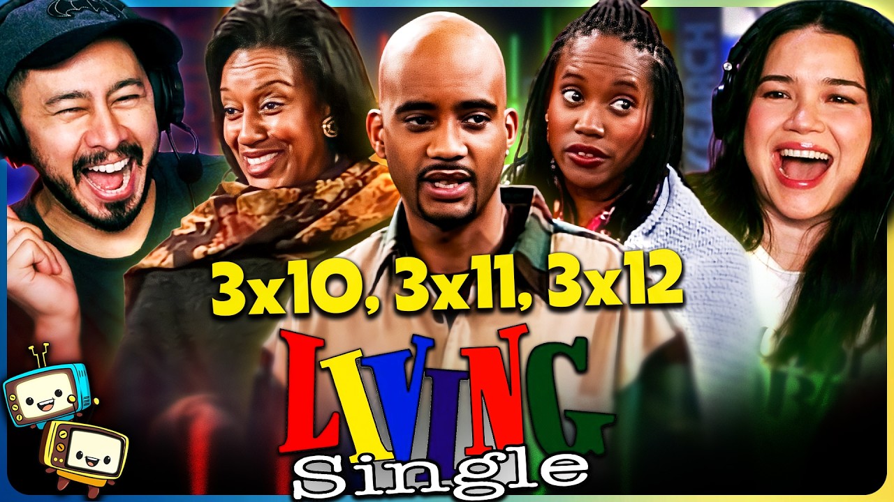 LIVING SINGLE (1995) 3x10, 3x11 & 3x12 REACTION! | Queen Latifah | Kim Coles w/ Jaby Koay episode artwork