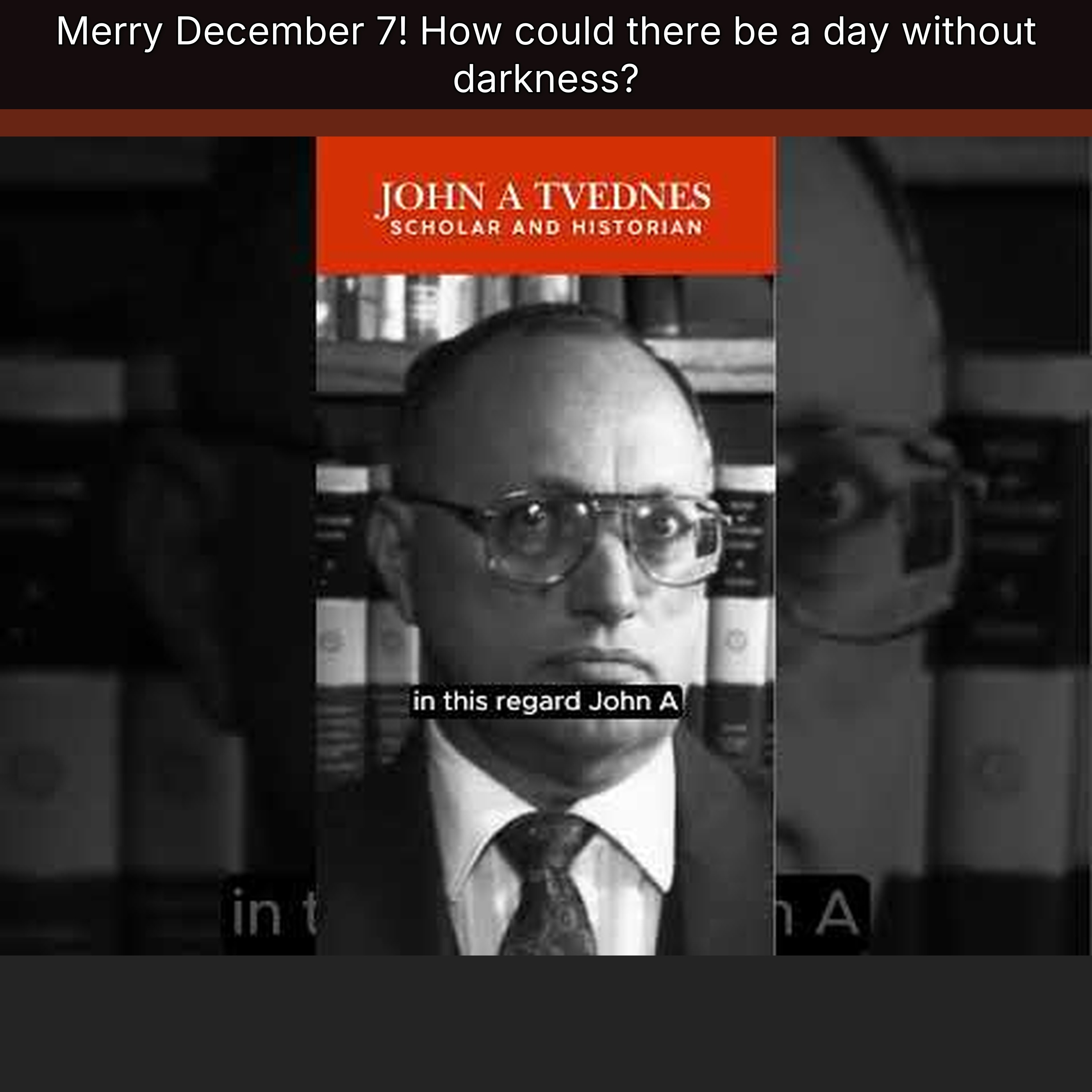 Merry December 7! How could there be a day without darkness? episode artwork