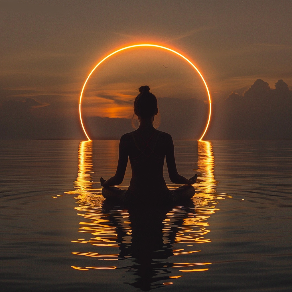 Meditación ECLIPSE DE SOL. 8 DE ABRIL Conecta con tu llama interna 🔥