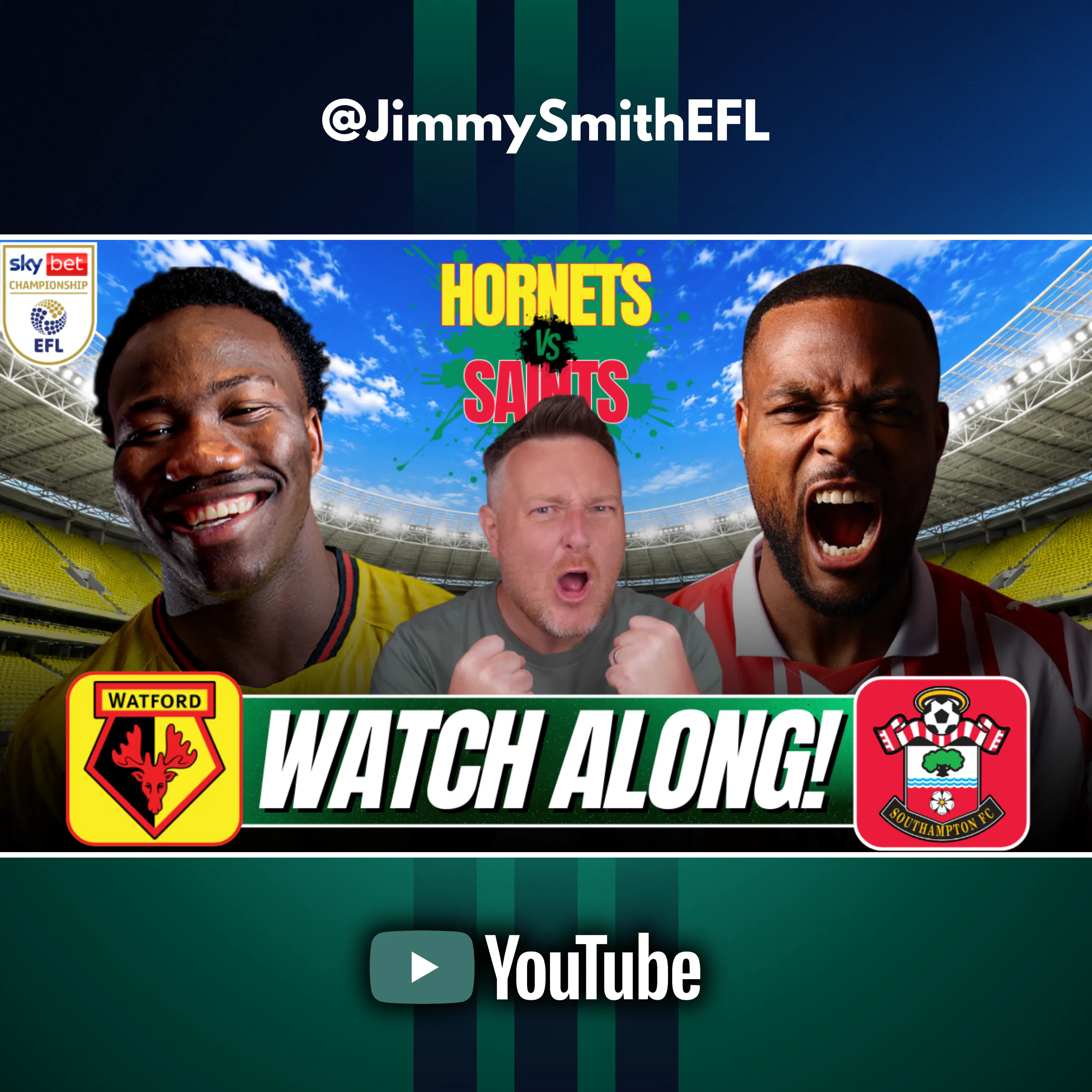 ๐บโฝ HUGE CHAMPIONSHIP CLASH! | WATFORD vs SOUTHAMPTON | LIVE WATCHALONG โฝ๐บ