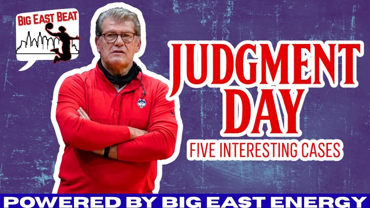 Big East Judgment Day - Is Sarah Strong POTY in Big East? Over/Under UCONN defeats? Gtown back? Big East Judgment Day - Is Sarah Strong POTY in Big East? Over/Under UCONN defeats? Gtown back?