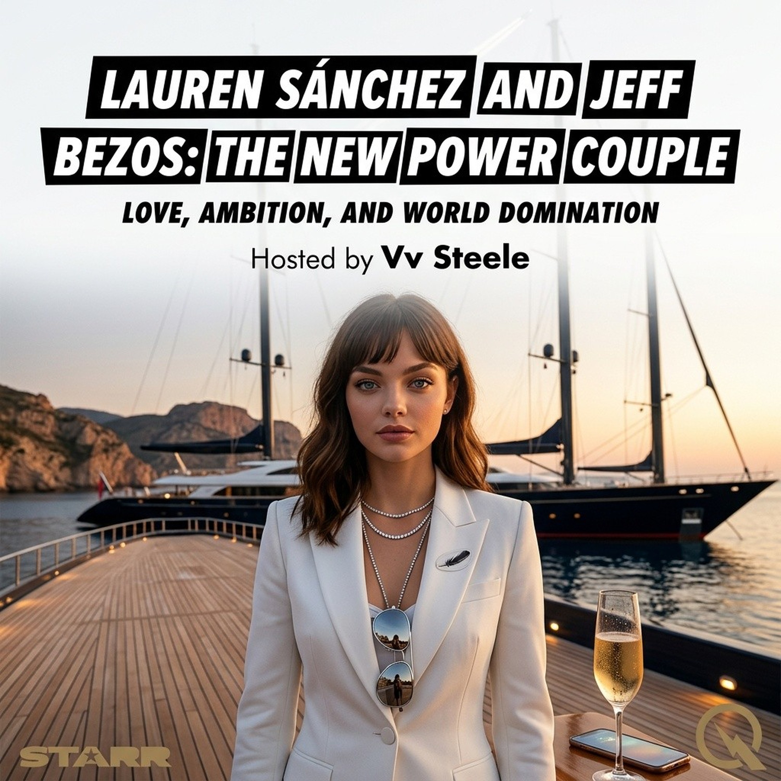 Lauren Sánchez and Jeff Bezos: The New Power Couple podcast artwork