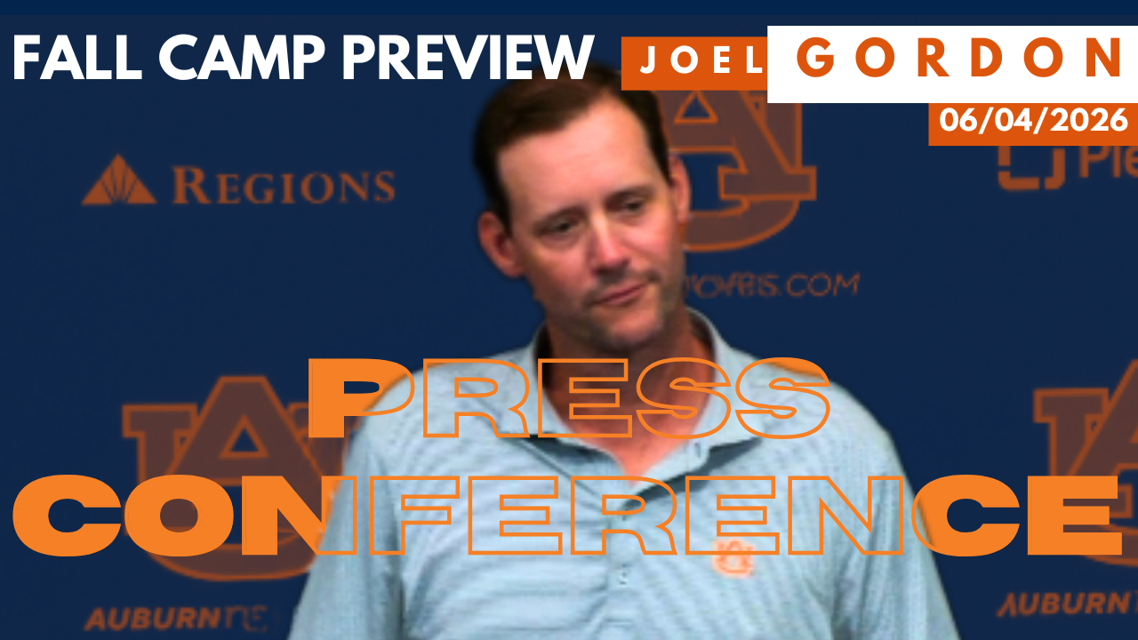 Press Conference: Joel Gordon previews Auburn Football's Fall Camp