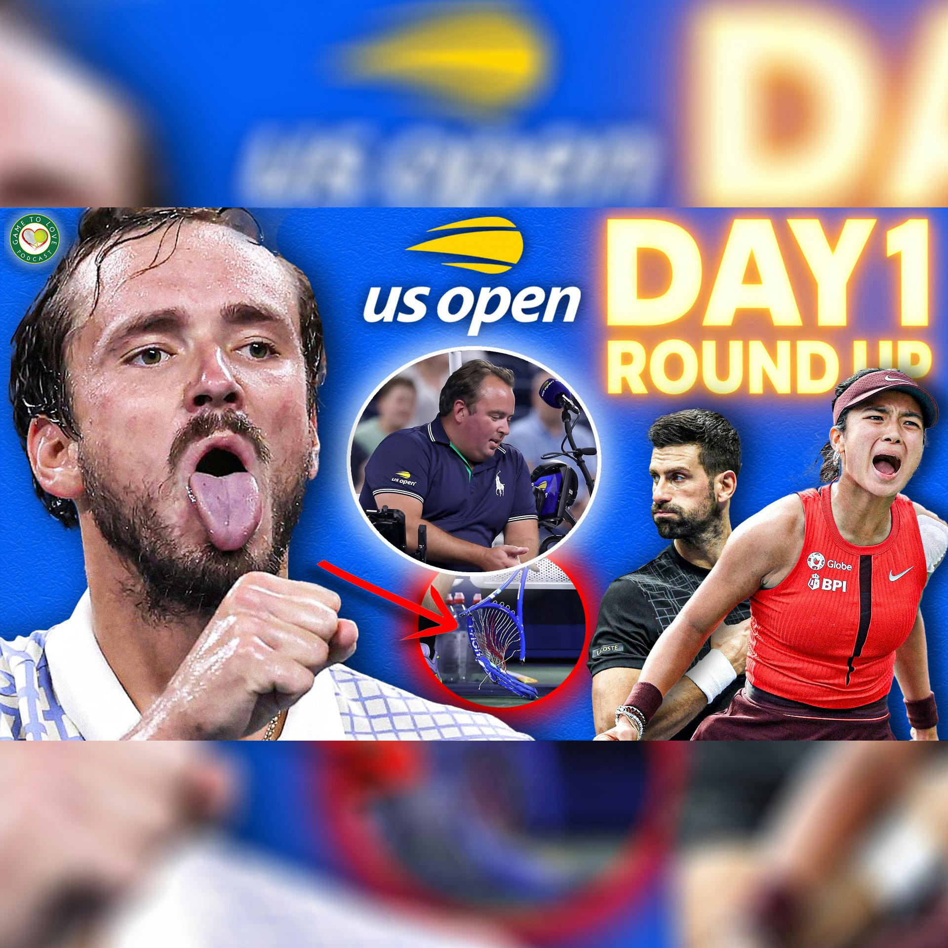 Medvedev MELTDOWN! 🤯 Eala COMEBACK! 🇵🇭 Djokovic WORRIED | US Open 2025 | GTL Tennis Podcast