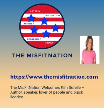 The MisFitNation Welcomes Kim Sorrelle – Author, speaker, lover of people and black licorice Image