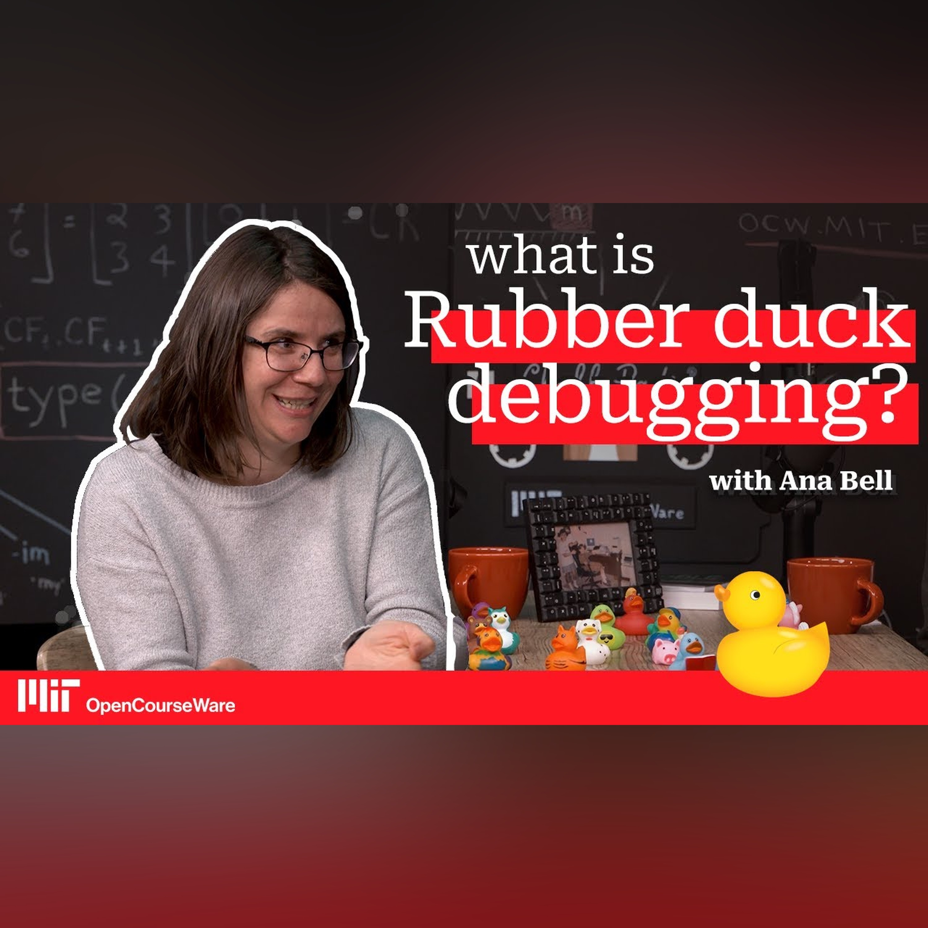 What is "rubber duck debugging?"