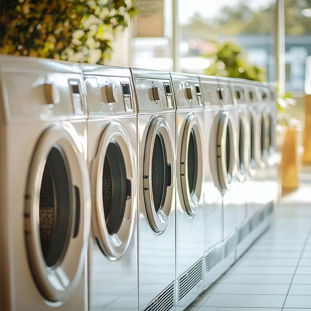 Soothing Laundromat Ambience 🧺💤 Washer & Dryer Laundromat Sounds, Relaxing White Noise 🌀👕👖