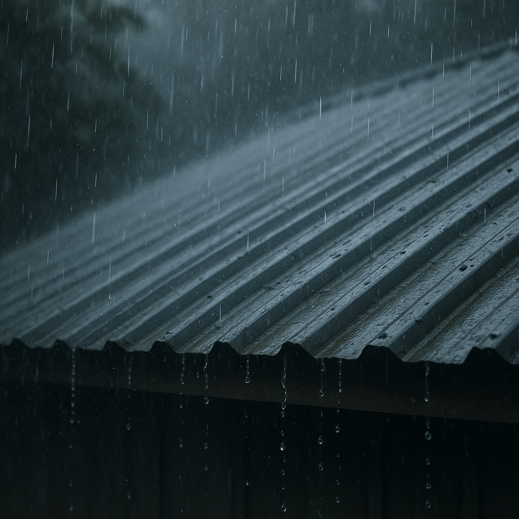 Rain Sounds For Sleeping | Rain Sounds For Studying | Rain On A Tin Roof | Raining Sound For Sleeping | Peaceful Rain Sounds