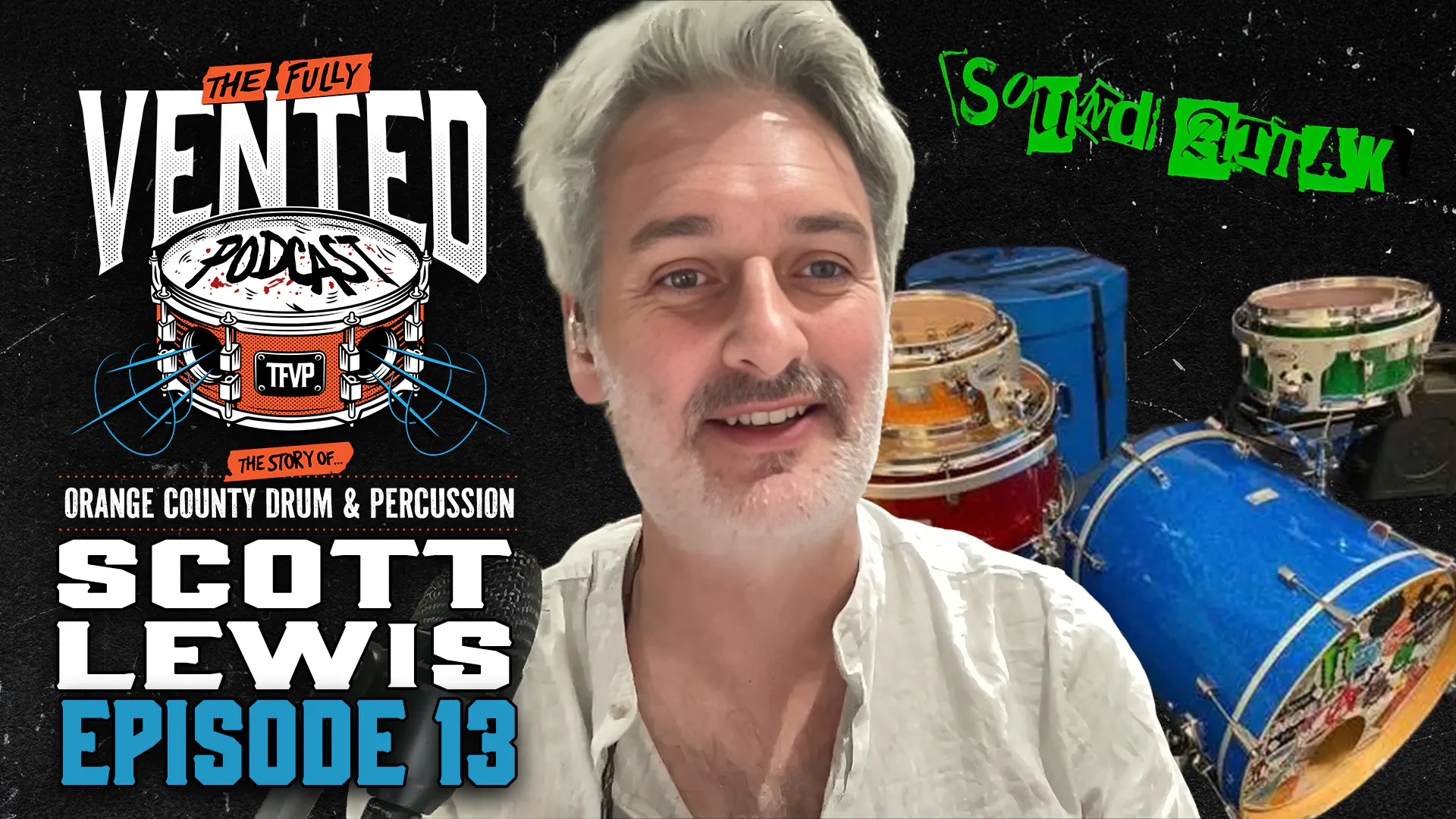 The international side of OCDP with former Sound Attak UK drum shop owner Scott Lewis - hear about NAMM episode artwork