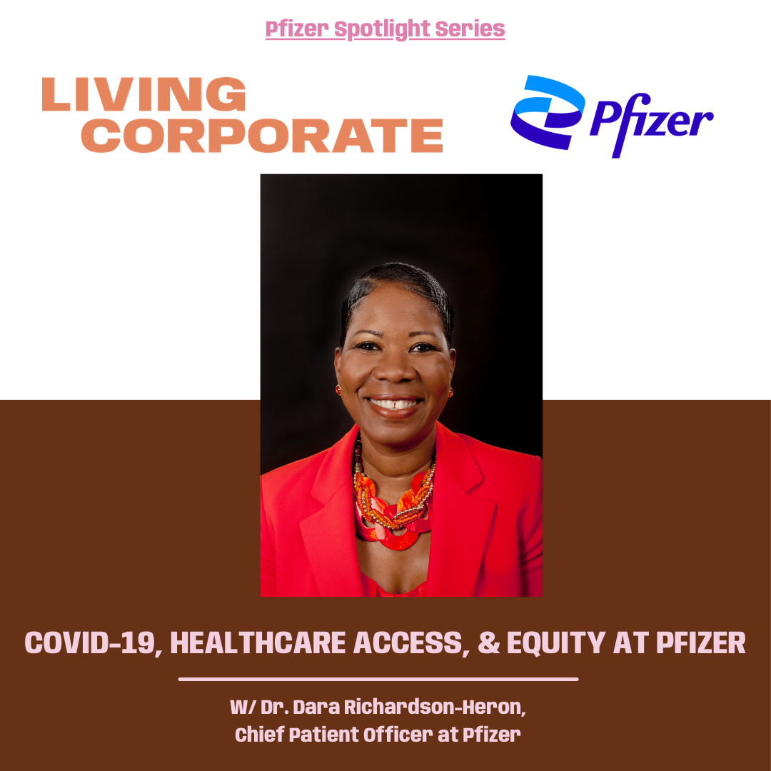 COVID-19, Healthcare Access, & Equity at Pfizer (w/ Dr. Dara Richardson-Heron) episode artwork