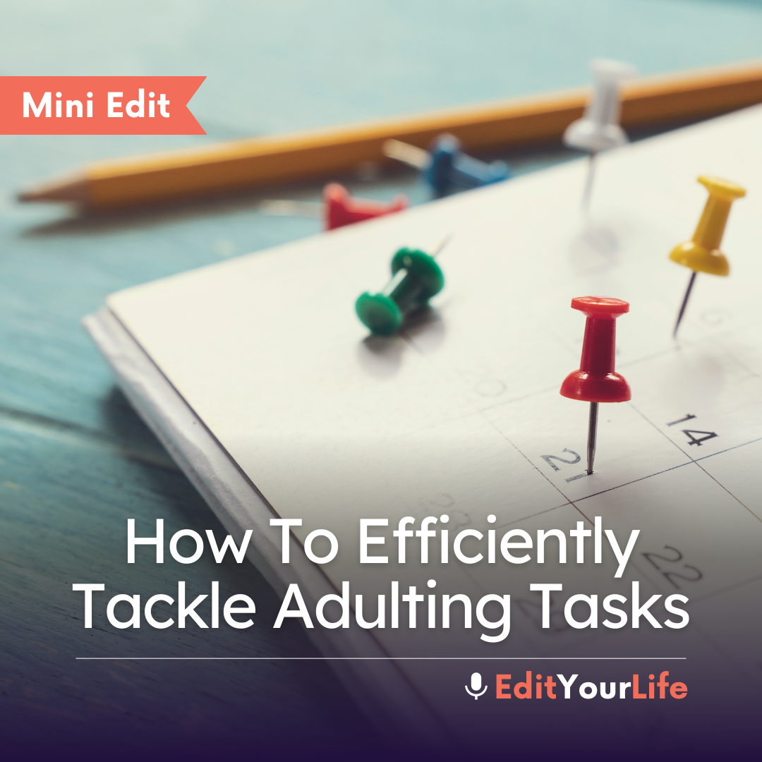 Mini Edit: How To Efficiently Tackle Adulting Tasks episode artwork
