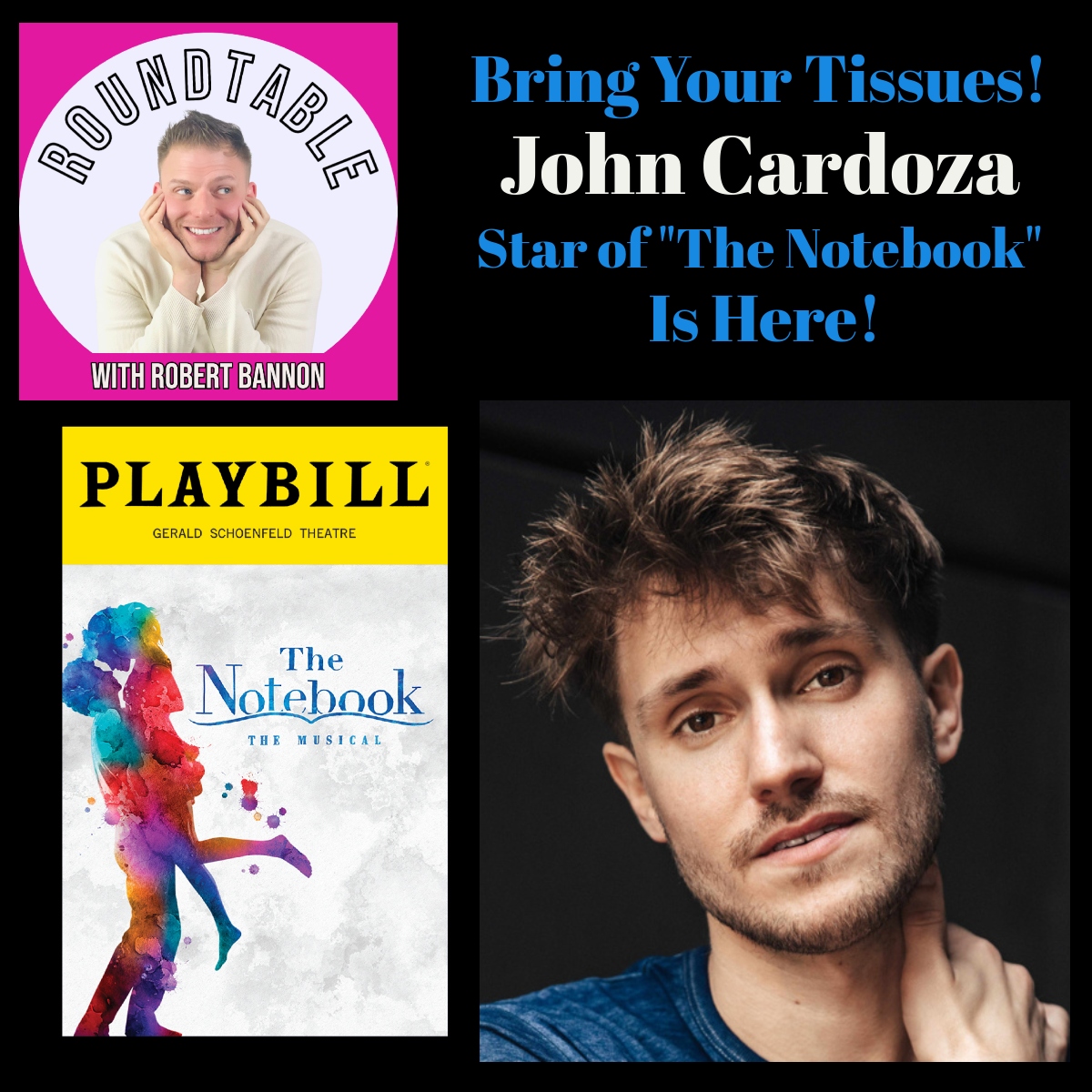 Star Of "The Notebook" John Cardoza Swings By "The Roundtable"