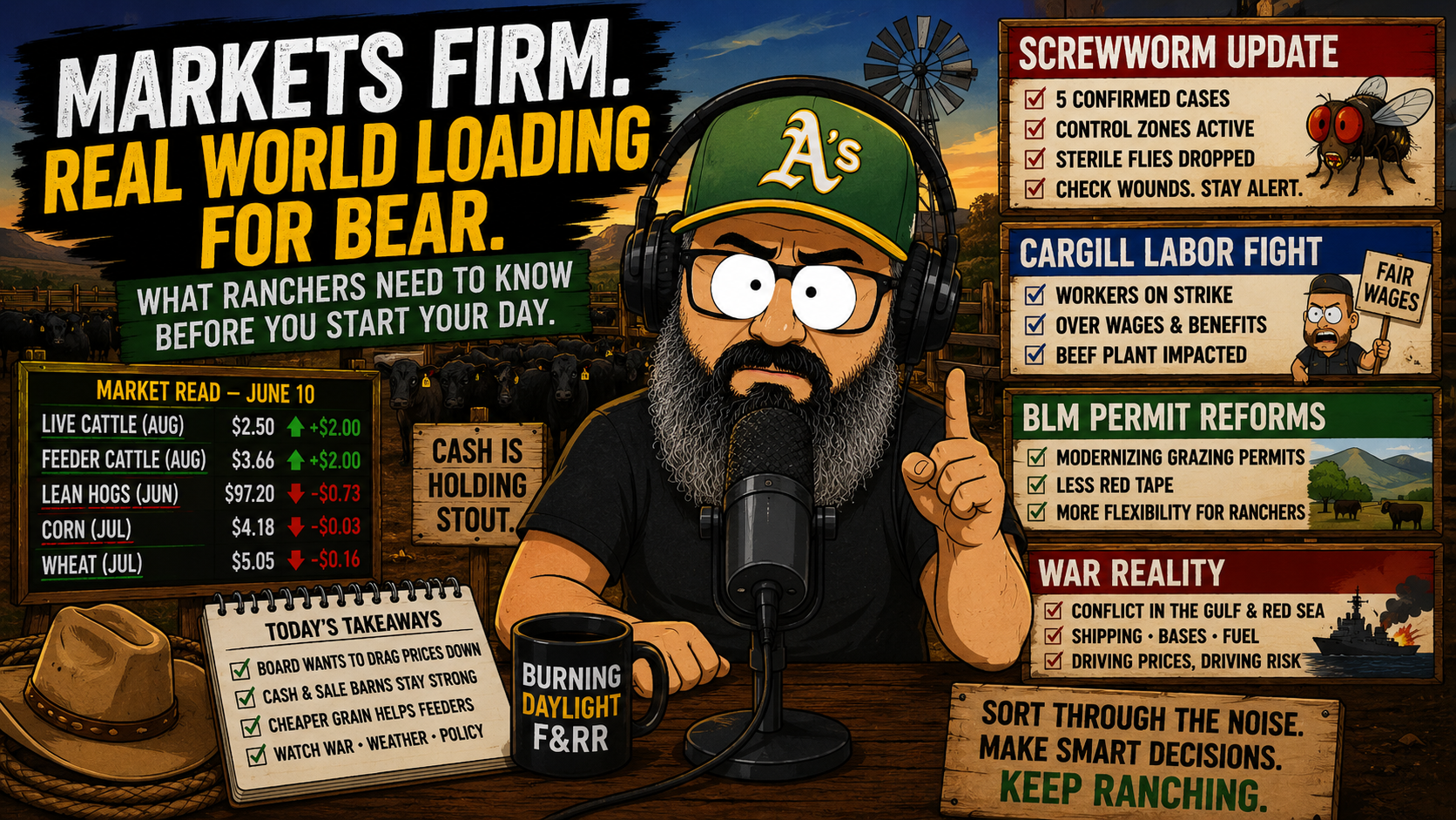 Down Goes Hormuz — Friggin’ Farm & Ranch Report June 11, 2026 episode artwork