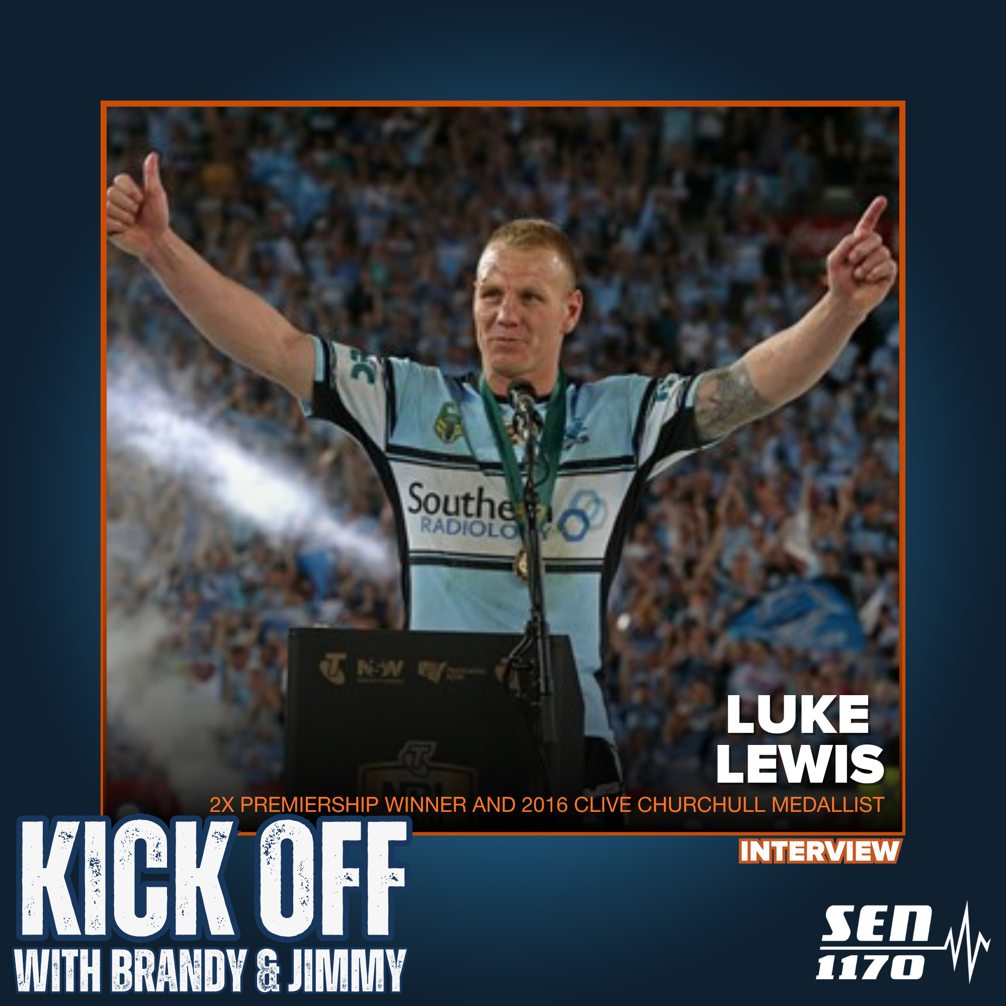 2016 Premiership winner and Clive Churchill medallist Luke Lewis (4/9/26) episode artwork