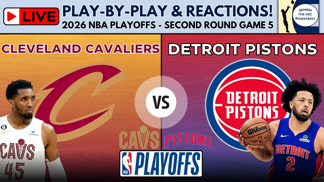 2026 NBA Playoffs Second Round - Game 5: Cavaliers vs Pistons (Live Play-By-Play & Reactions) episode artwork