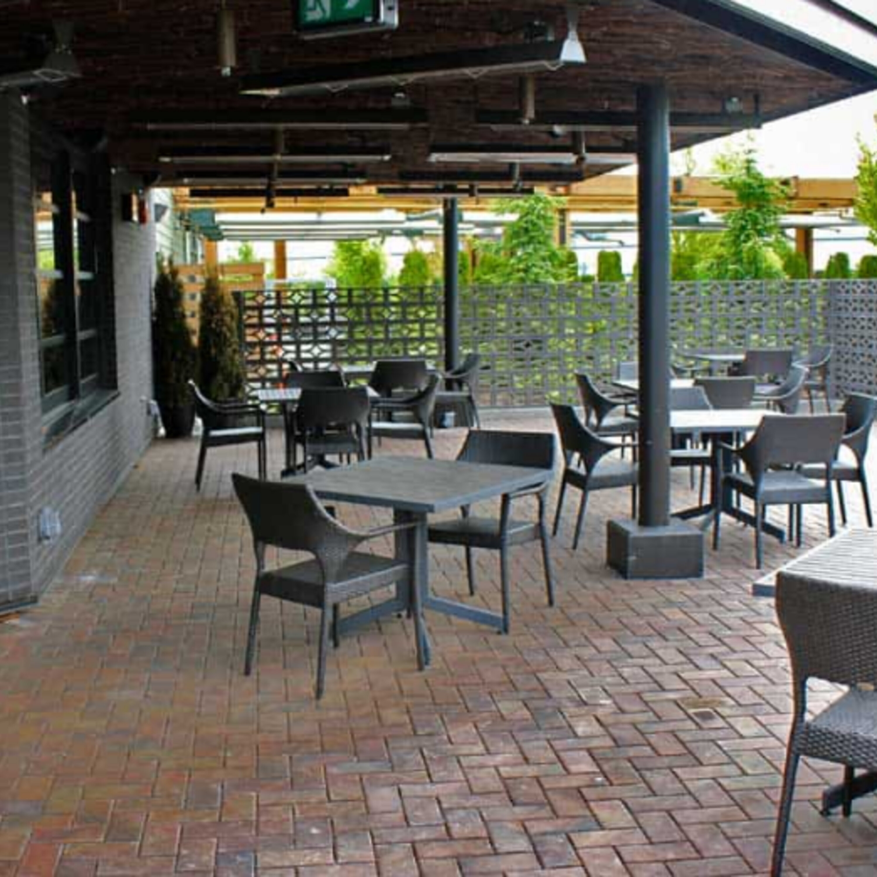 Two Guys On A Patio Were Arrested For An Indecent Act