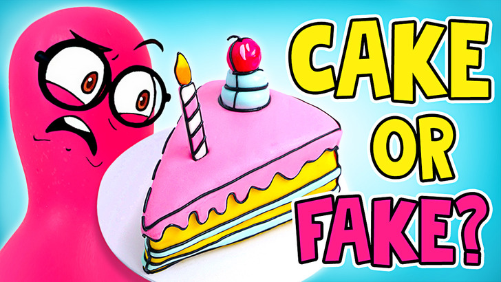 CAKE OR FAKE? Enchanting Cartoon-Inspired Cake!