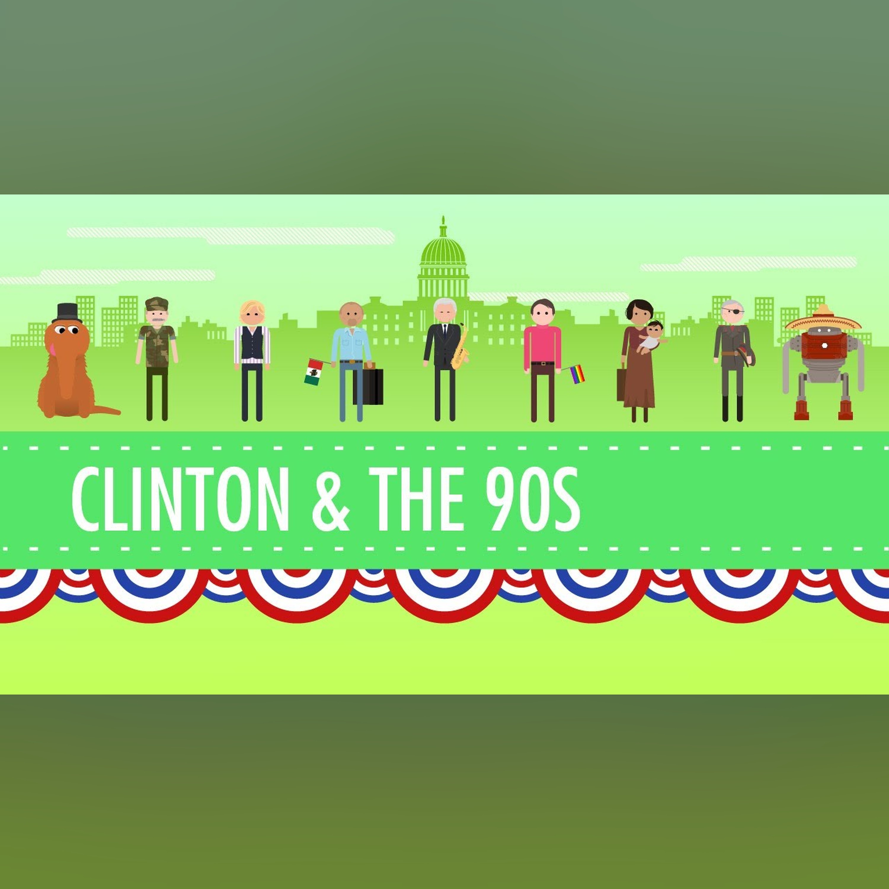 The Clinton Years, or the 1990s: Crash Course US History #45