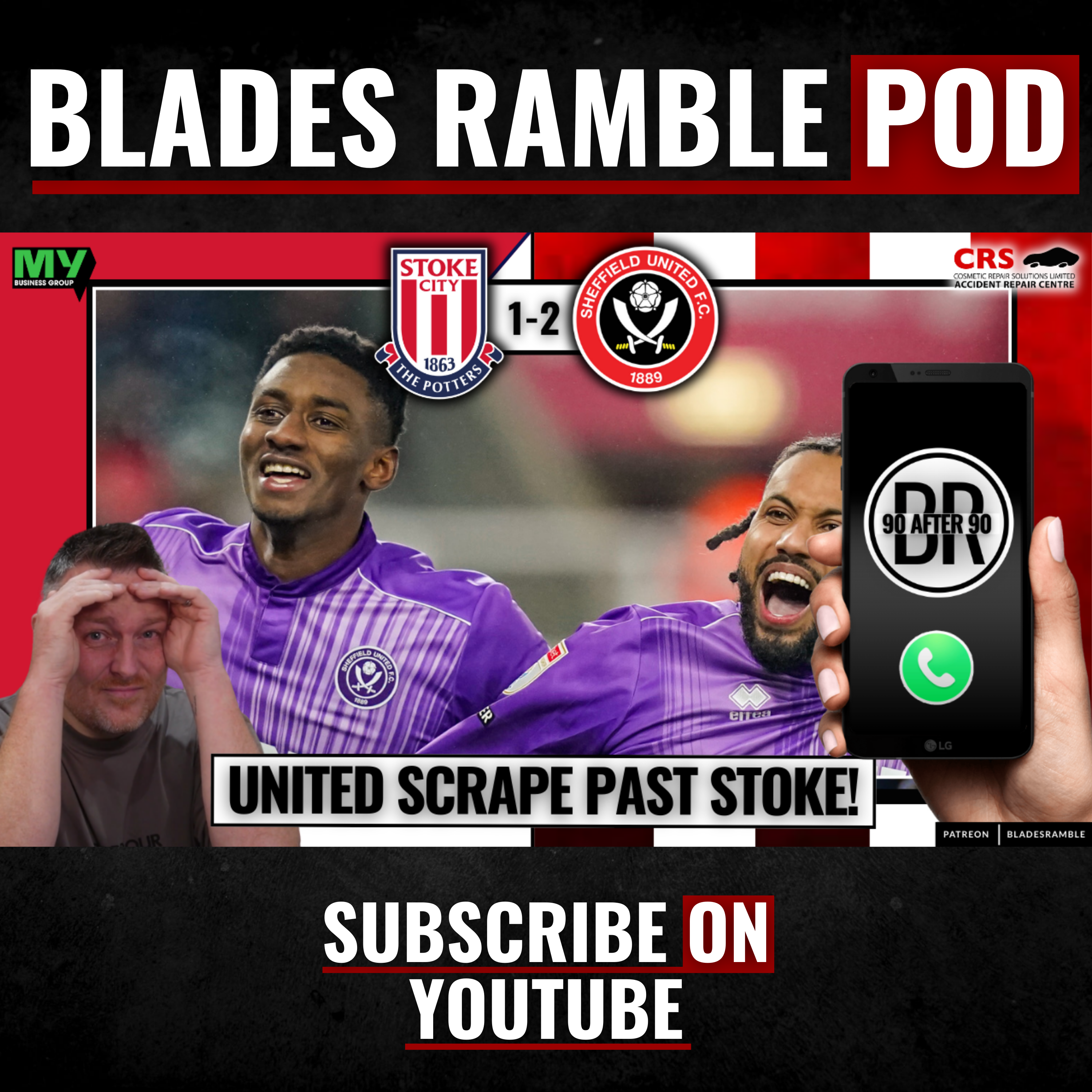 📱⚔️ 90 AFTER 90 | STOKE CITY 1–2 SHEFFIELD UNITED – SCRAPED OVER THE LINE ⚔️📱
