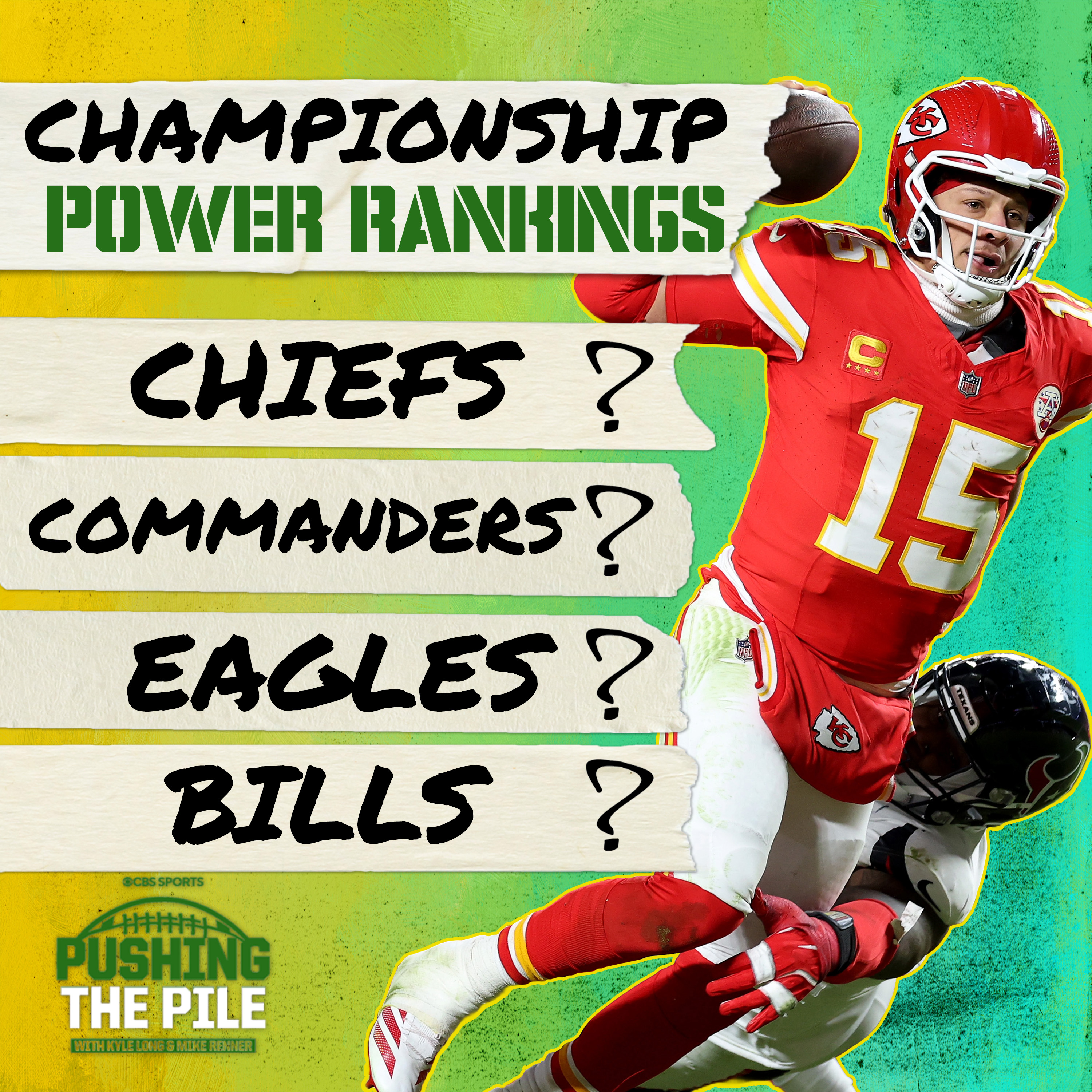 Championship Power Rankings: Commanders still here? Chiefs, Bills, Eagles reign w/Pete Prisco