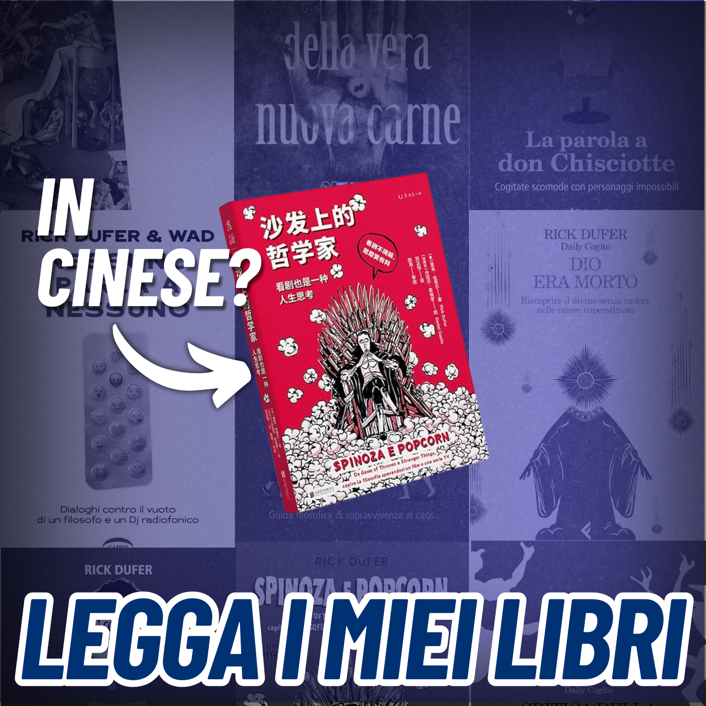 Dagli ZOMBIE a DIO, dall'edizione CINESE al mio primo ROMANZO: come leggere i miei lavori