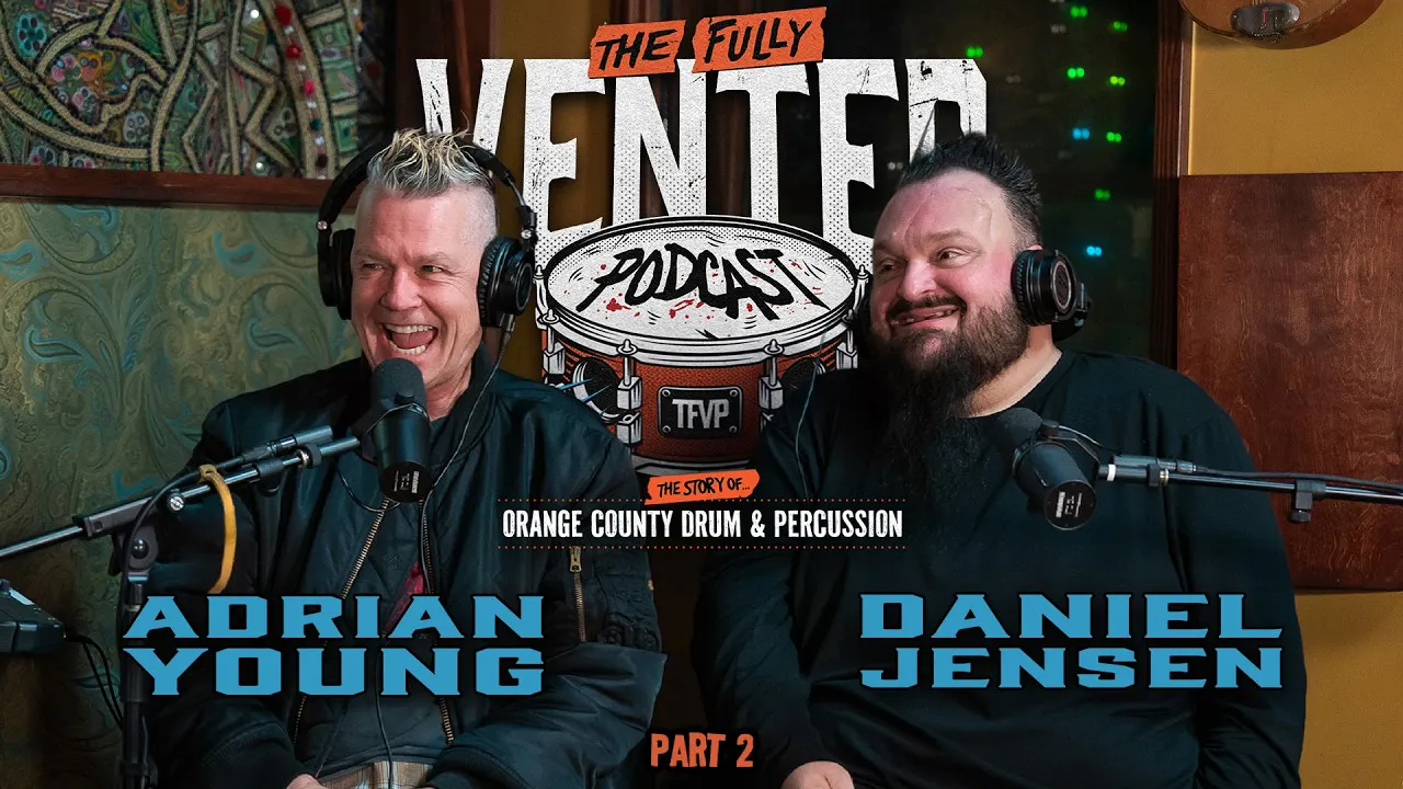Part 2 with Daniel Jensen & Adrian Young - From Custom Drum Shop Highs to Guitar Center Partnership + Relaunch episode artwork