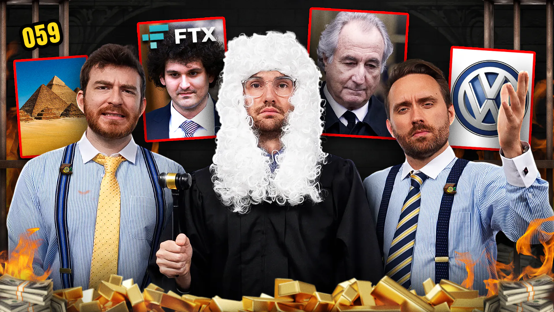 Judging History’s Greatest Scams episode artwork