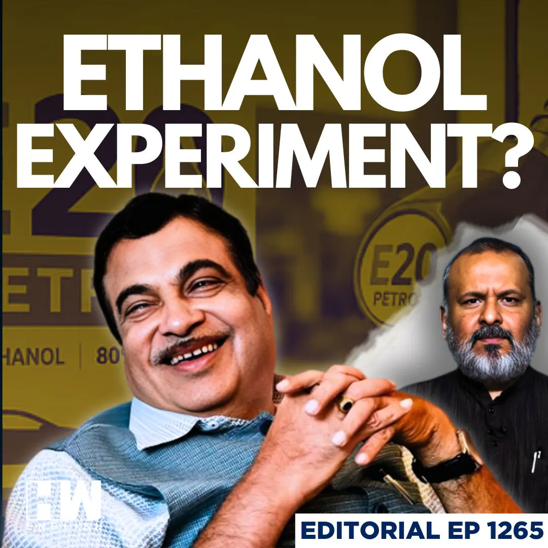 Editorial with Sujit Nair | Ethanol E20 Petrol Row: Customers Fume, Modi Govt Defends | Nitin Gadkari episode artwork