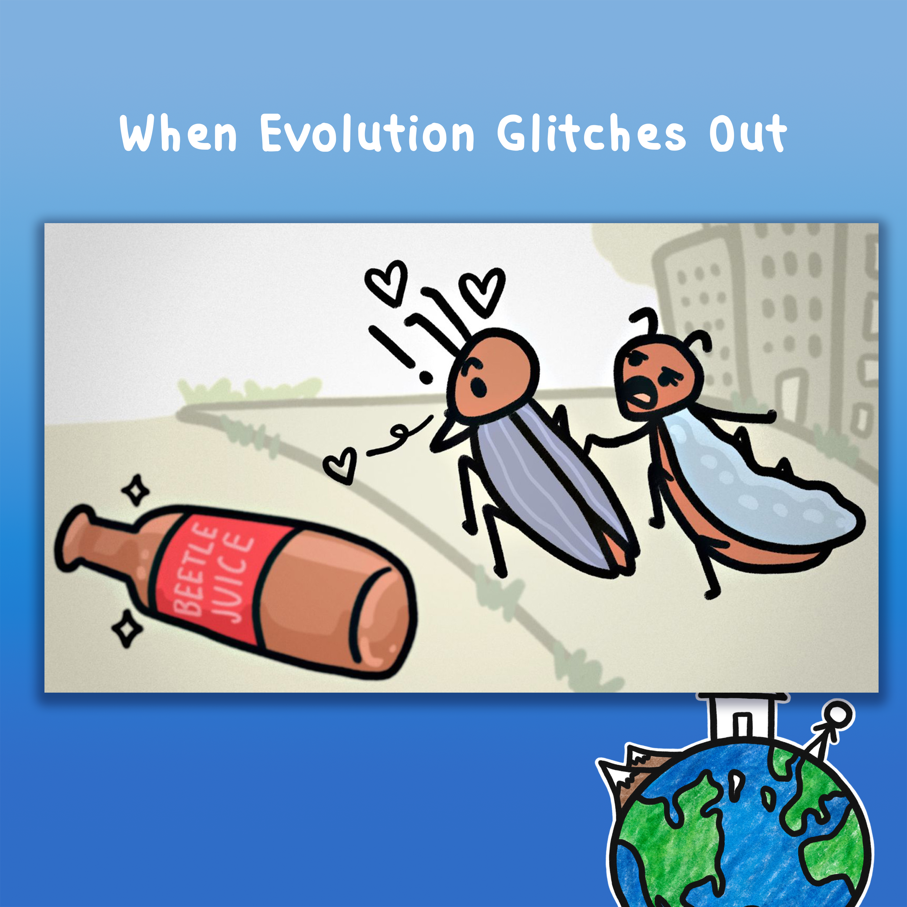 When Evolution Glitches Out