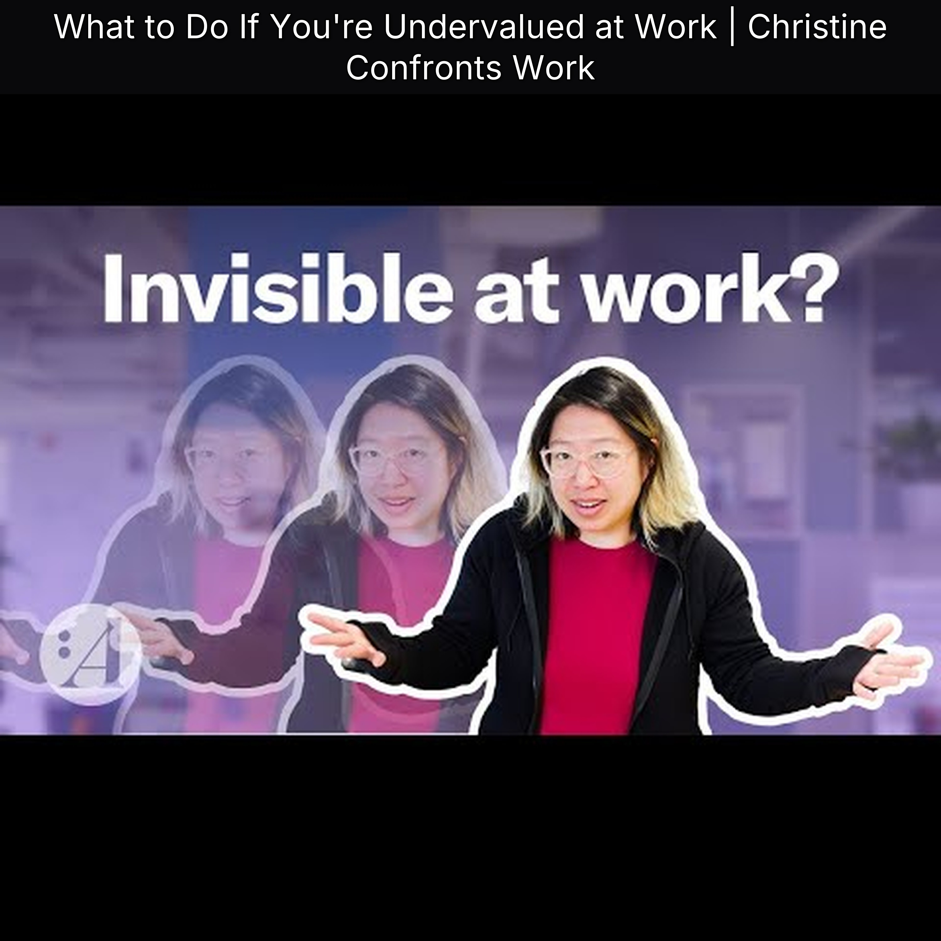 What to Do If You're Undervalued at Work | Christine Confronts Work episode artwork