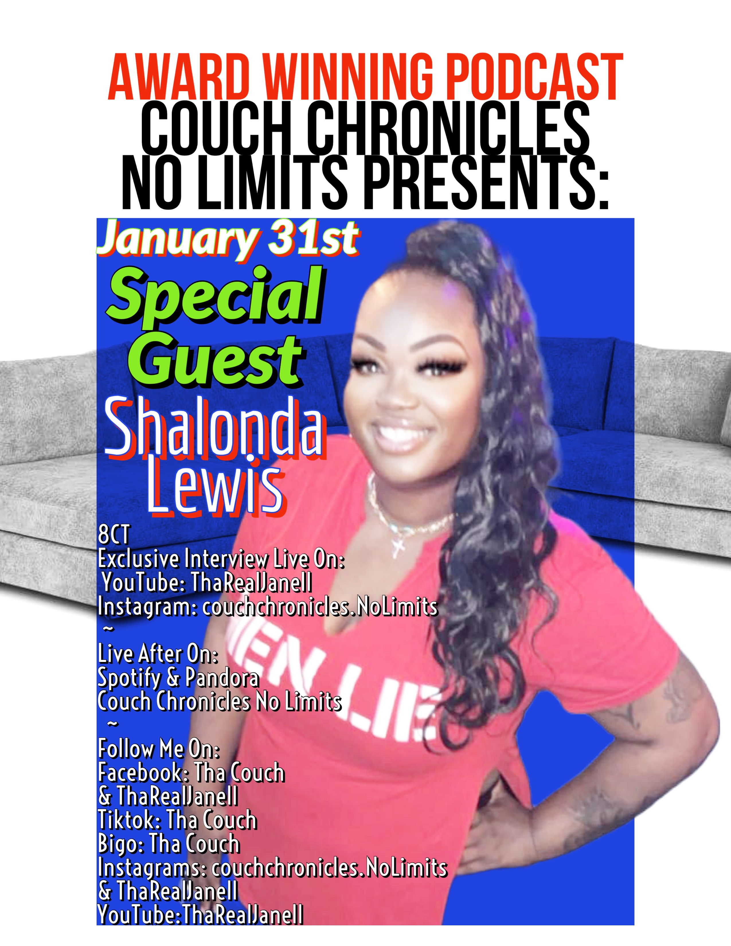 Couch Chronicles No Limits w/Shalonda Lewis