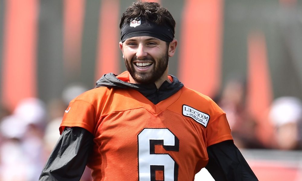 Baker Mayfield, XFL Names and Spider-Man episode artwork
