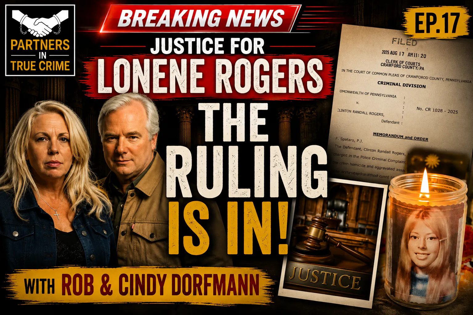 S8 EP.17 JUSTICE FOR LONENE ROGERS - THE RULING IS IN! episode artwork