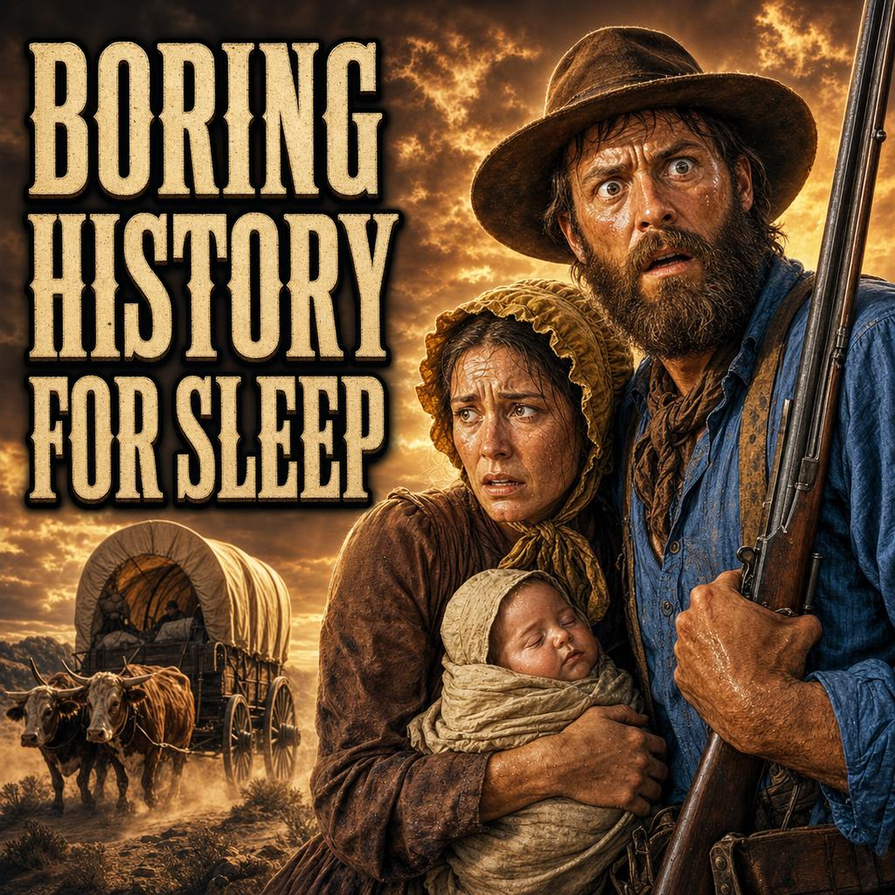 What It Was Really Like to Live on the Oregon Trail  Boring History For Sleep With Quiet Details of Pioneer Life episode artwork