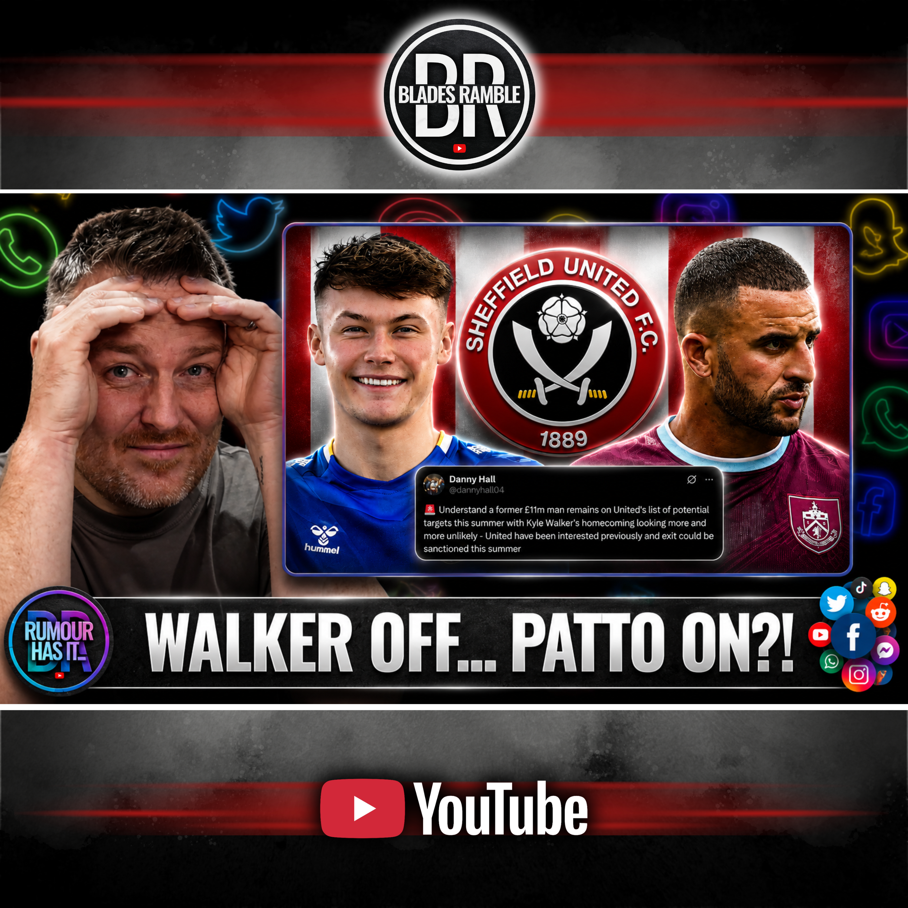 🎙️⚔️ RUMOUR HAS IT | BLADES TURN AWAY FROM KYLE WALKER? ⚔️🎙️ episode artwork