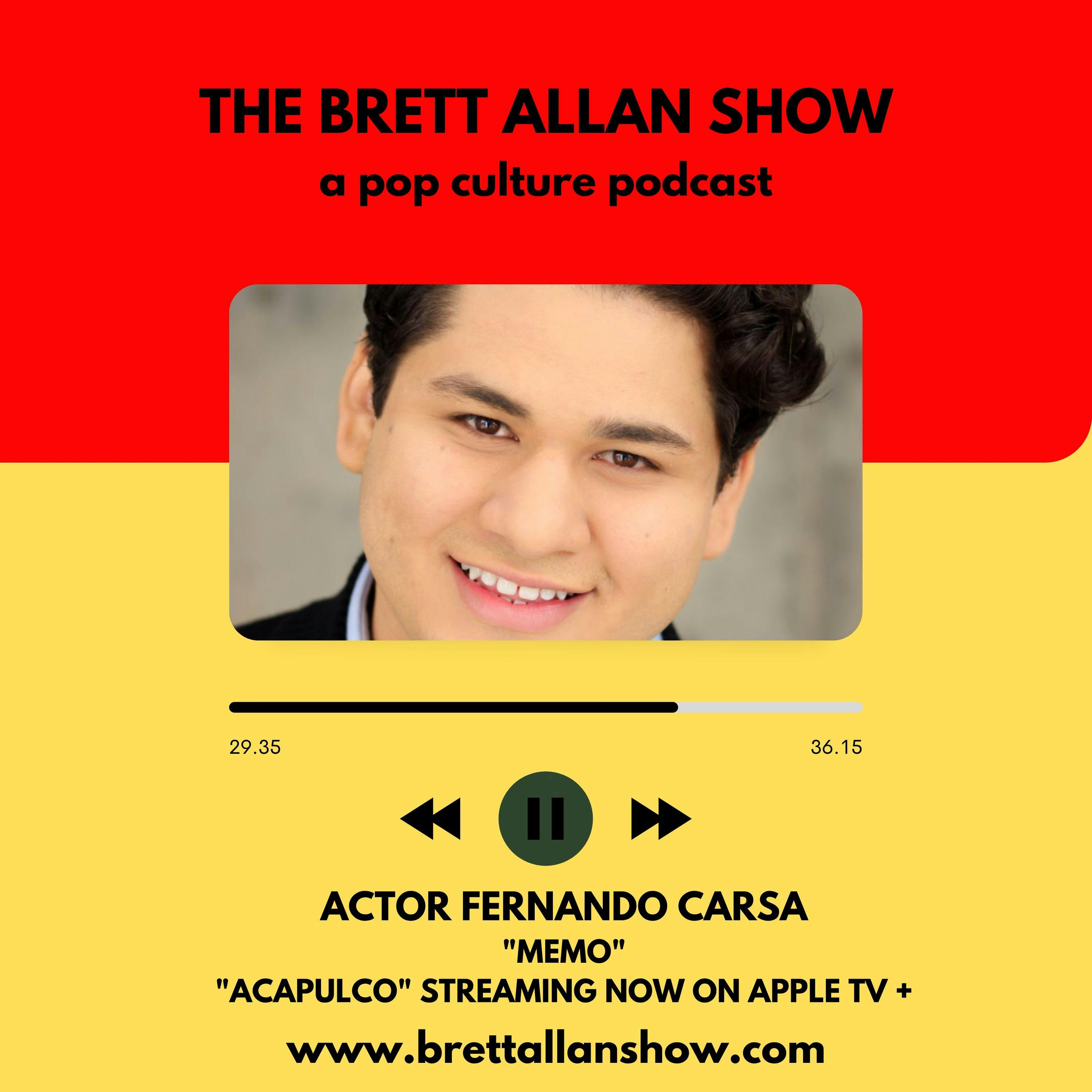 Actor Fernando Carsa Talks "Acapulco" and His Character "Memo" | Streaming Now On Apple TV + Image