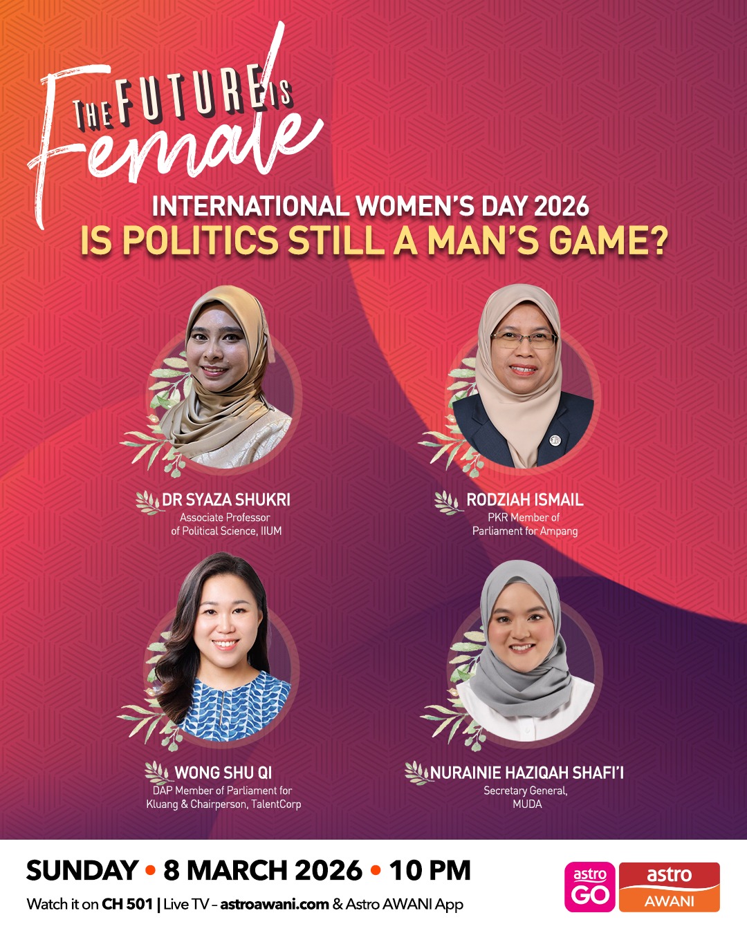 The Future Is Female: International Women’s Day 2026 — Is Politics Still a Man’s Game?