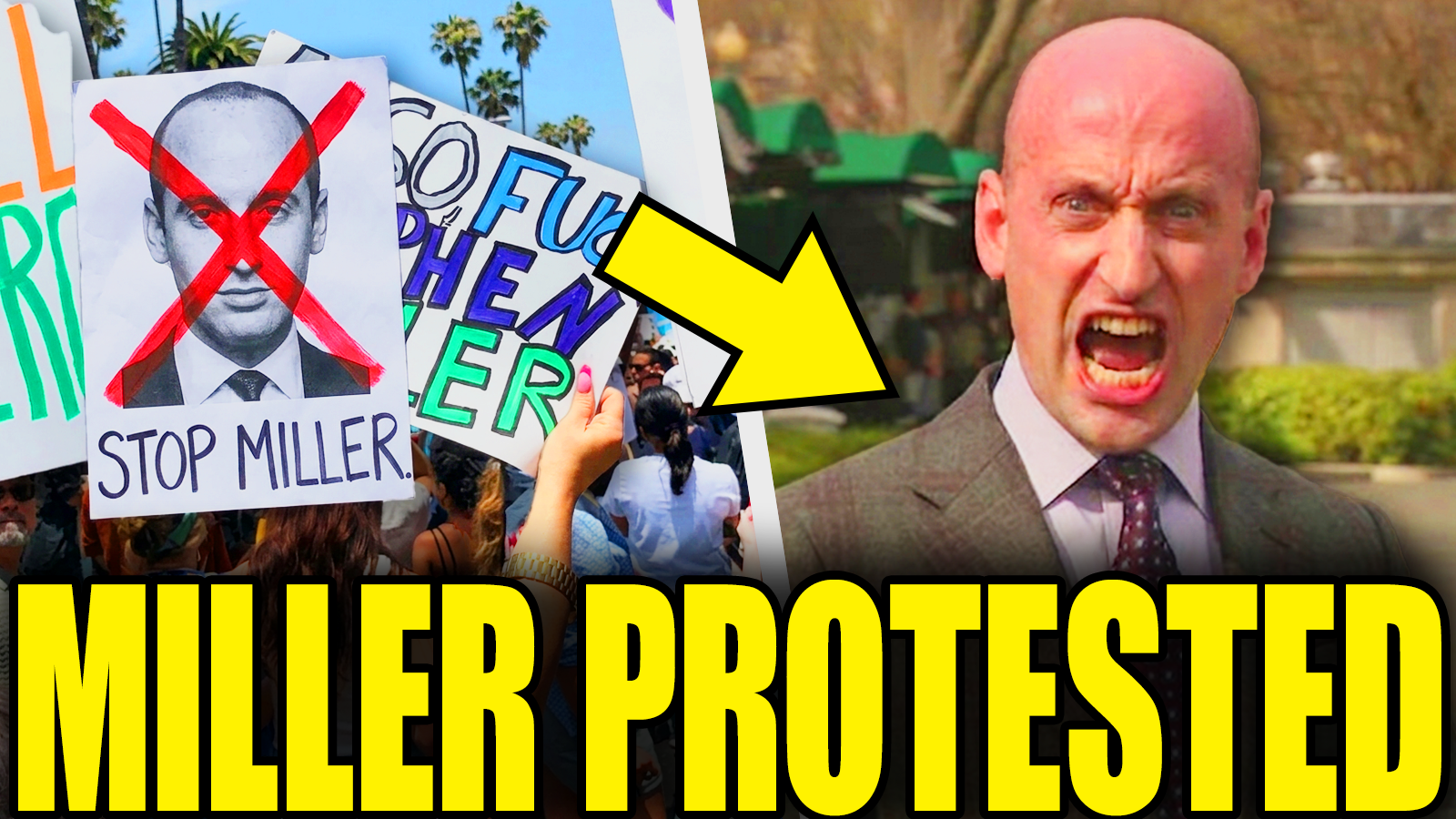 Miller Screams As Protest Ends Speech episode artwork